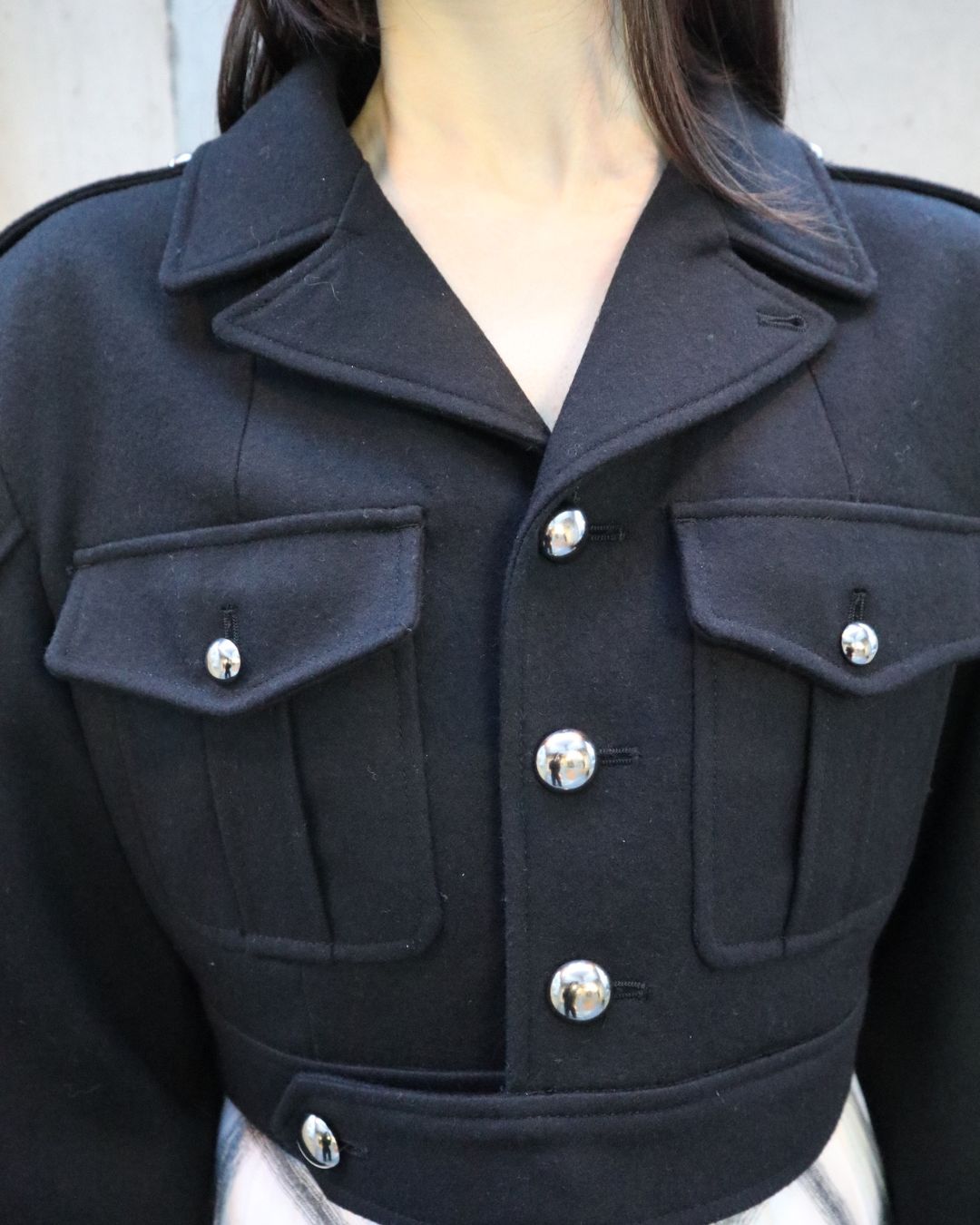 MELTON DENIM IKE JACKET