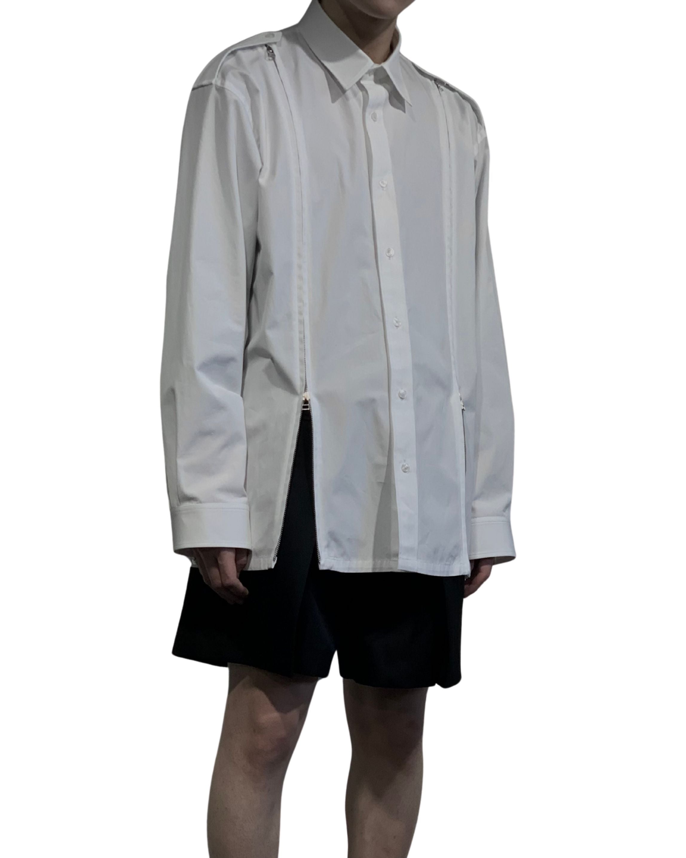BROADCLOTH ZIP SHIRT