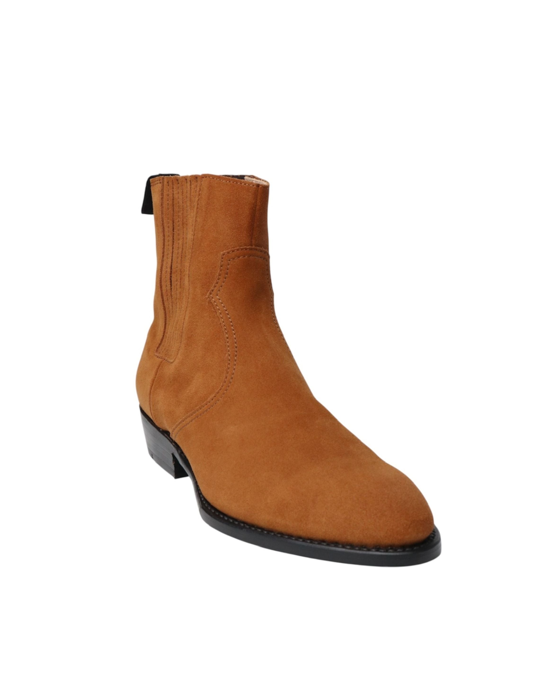 LEATHER SIDE GORE BOOTS | BROWN