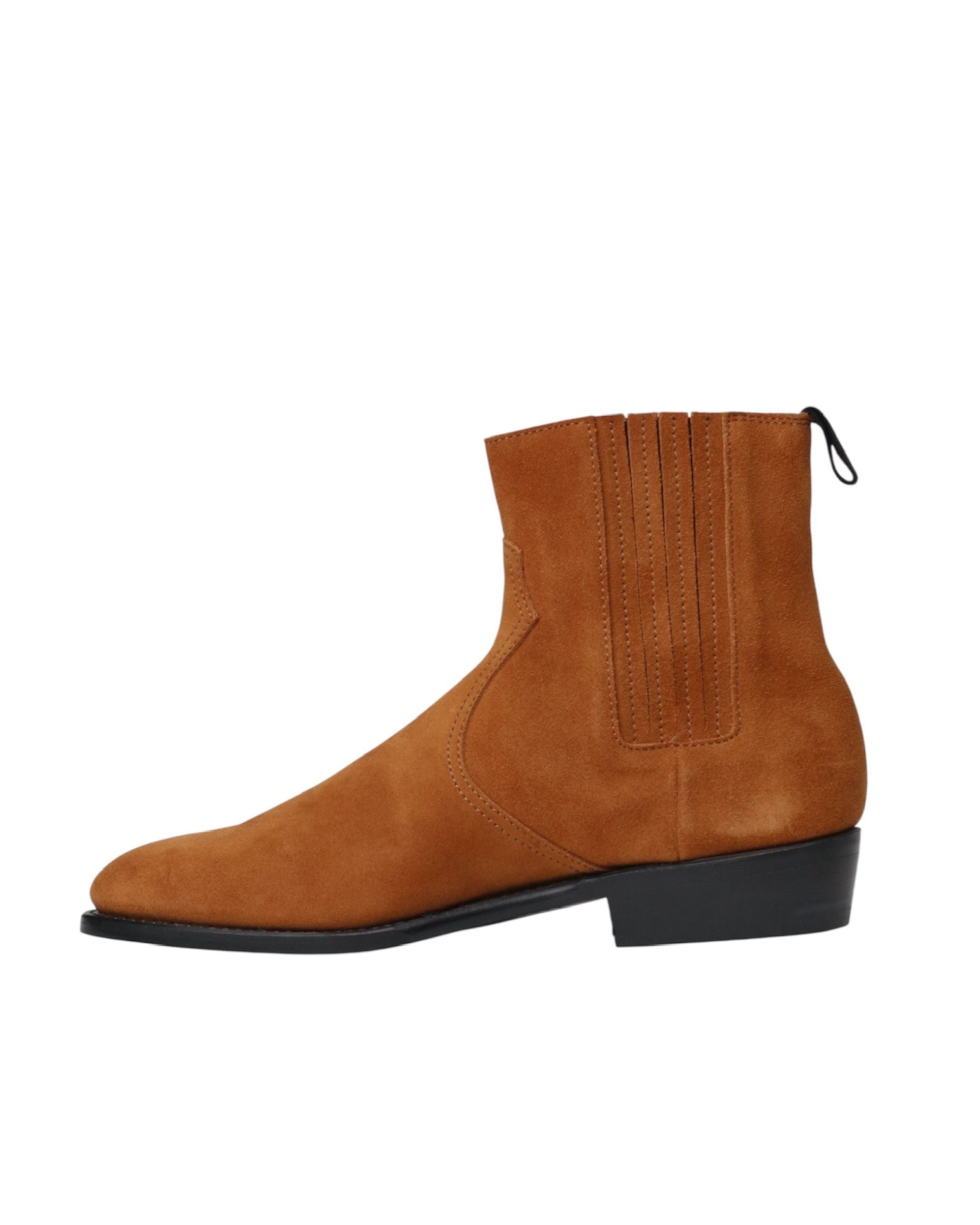 LEATHER SIDE GORE BOOTS | BROWN