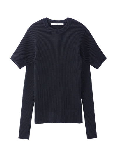 Double Sleeve Rib Knit Sweater