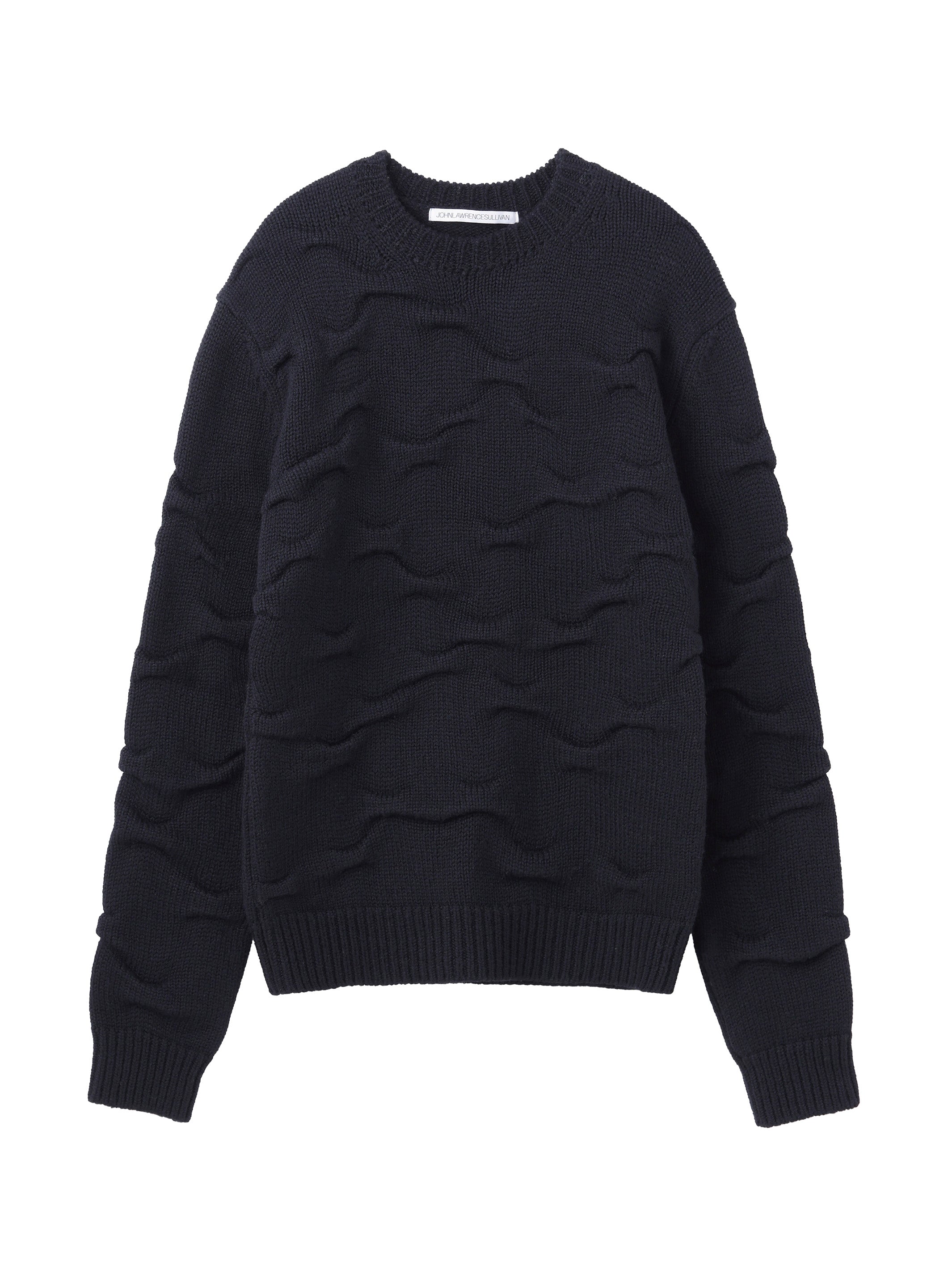 TUCK STITCHED KNIT SWEATER