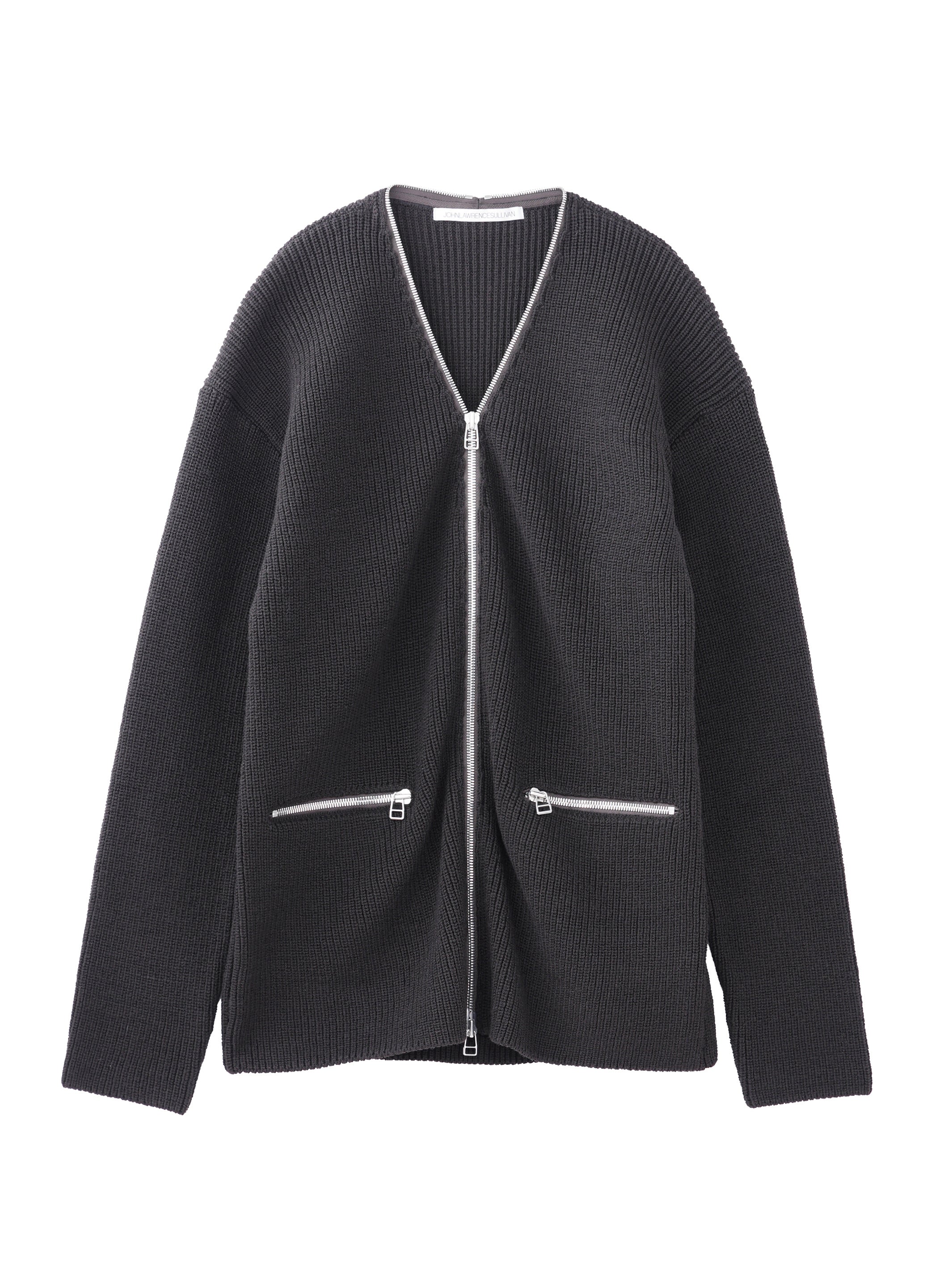 JOHN LAWRENCE SULLIVAN ZIPニット　s 4B001-0324-38_BROWN_1.jpg?v=