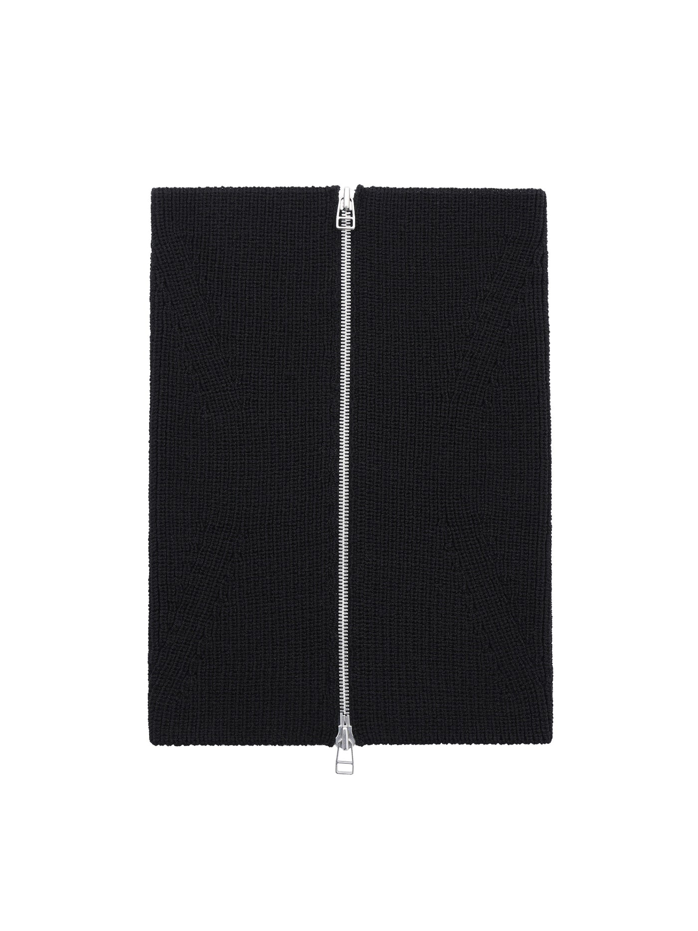 ZIPPED KNIT NECK GAITER