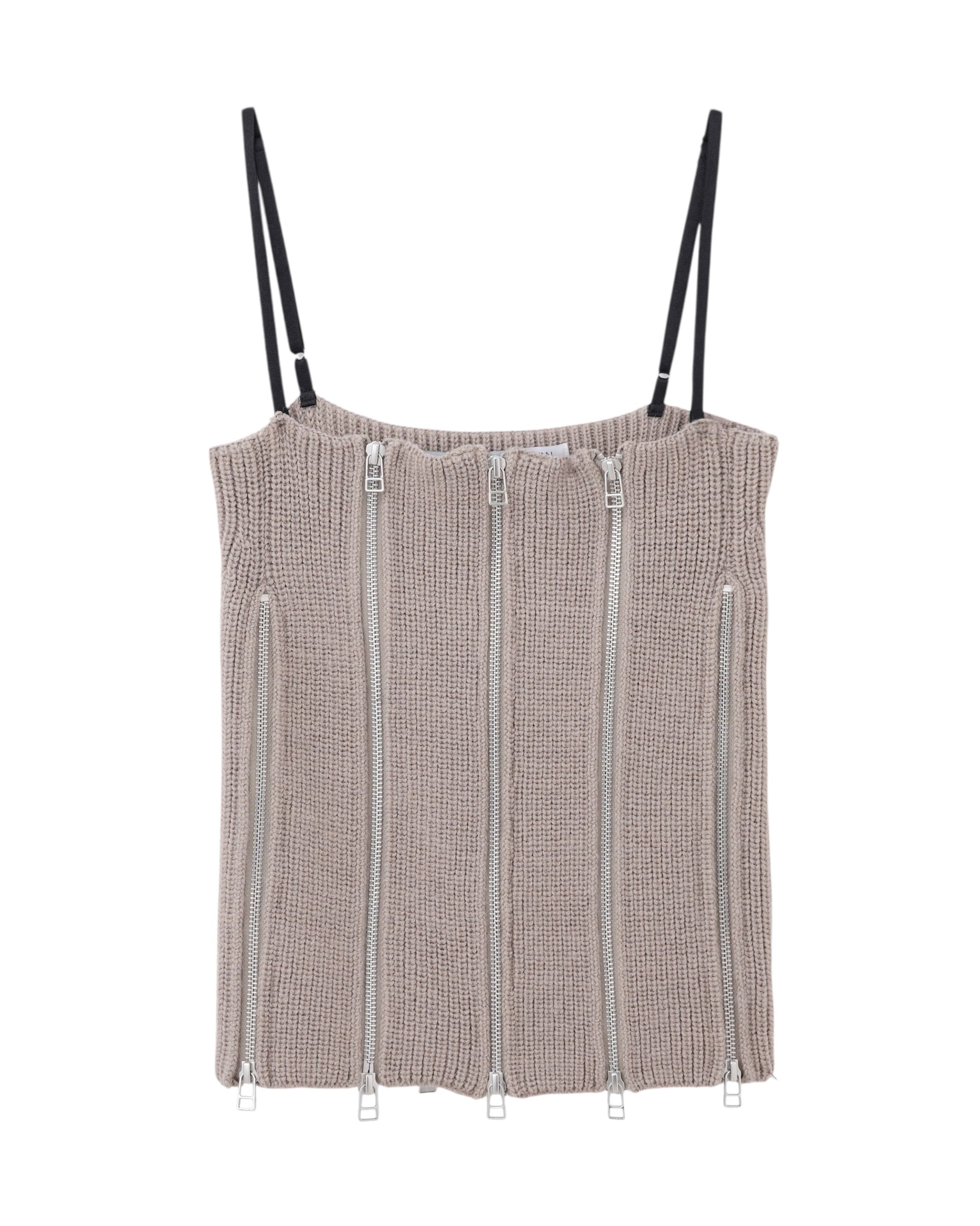 CORSET SEPARATE KNIT TOP