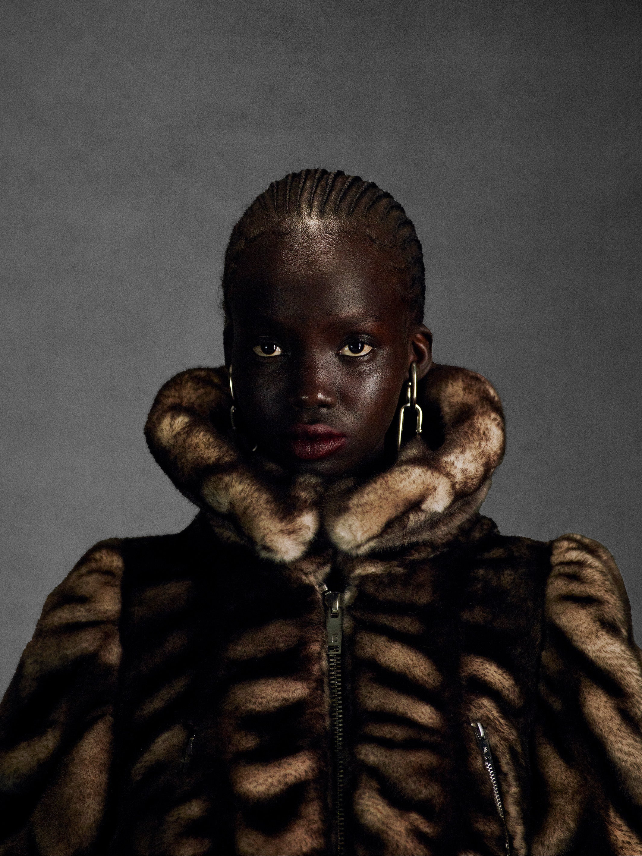 FUR BOLERO JACKET