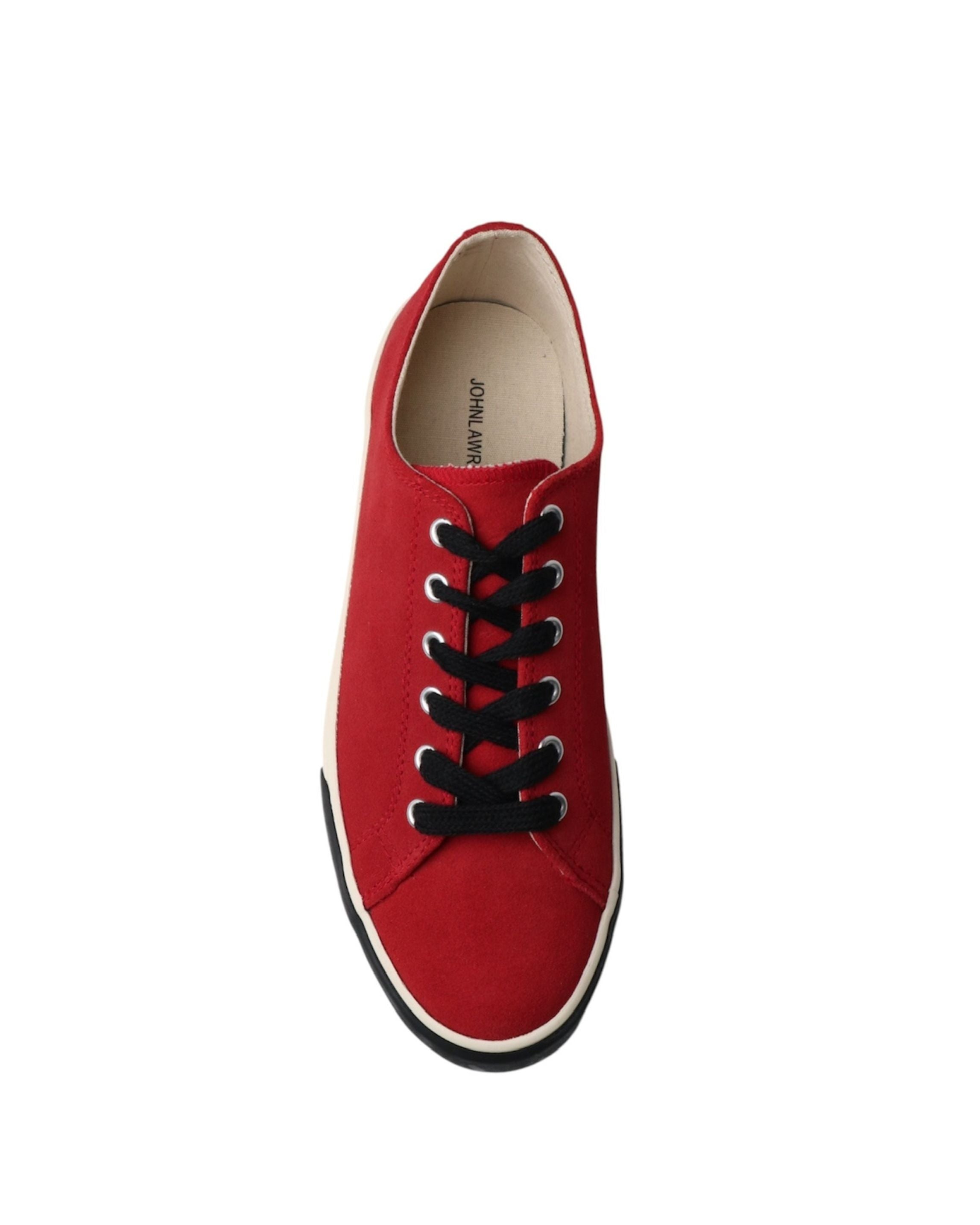 LOW-CUT SNEAKERS | RED
