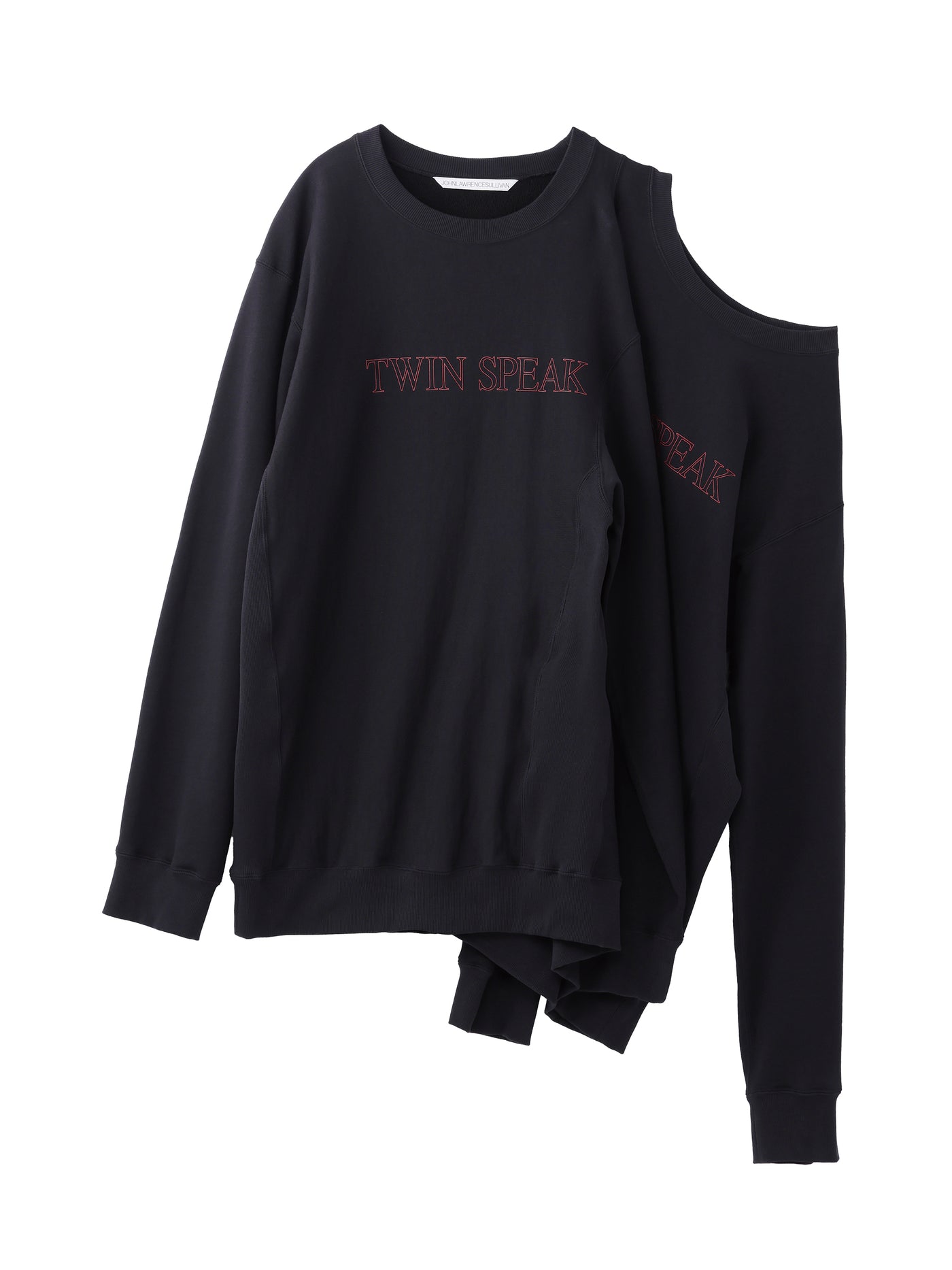 "TWIN SPEAK" DOCKING SWEAT PULLOVER