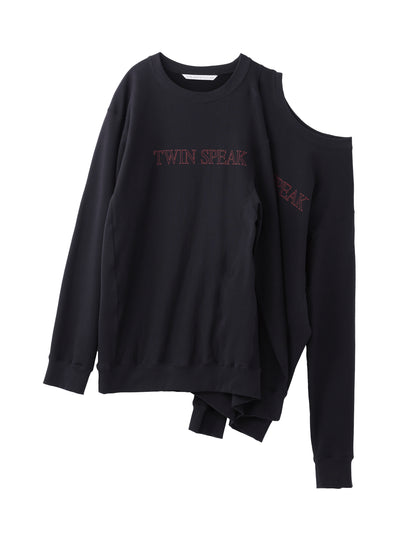 "Twin Speak" Docking Sweat Pullover