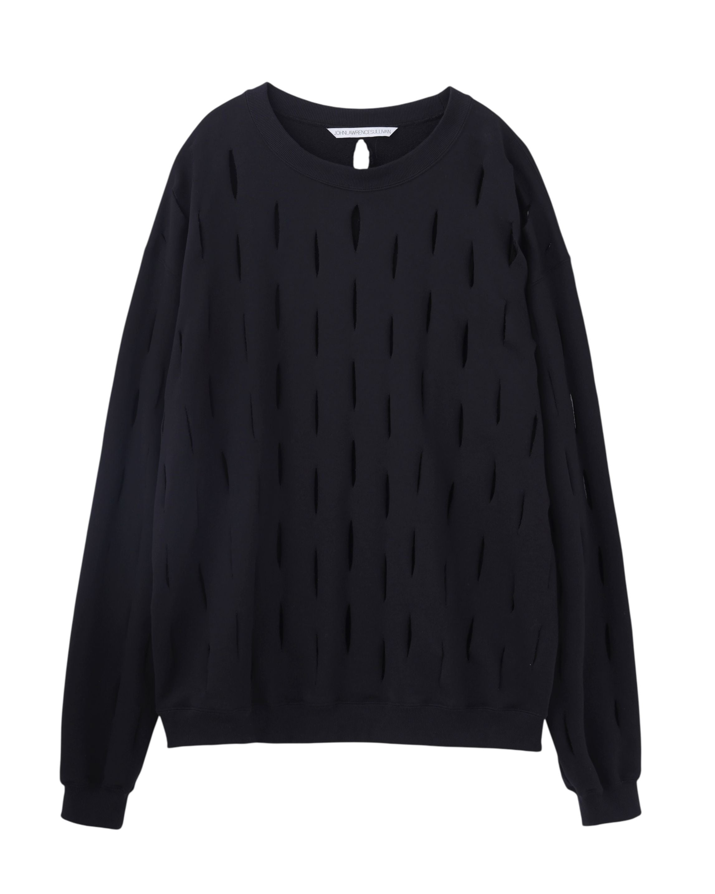 SLASHED SWEAT PULLOVER