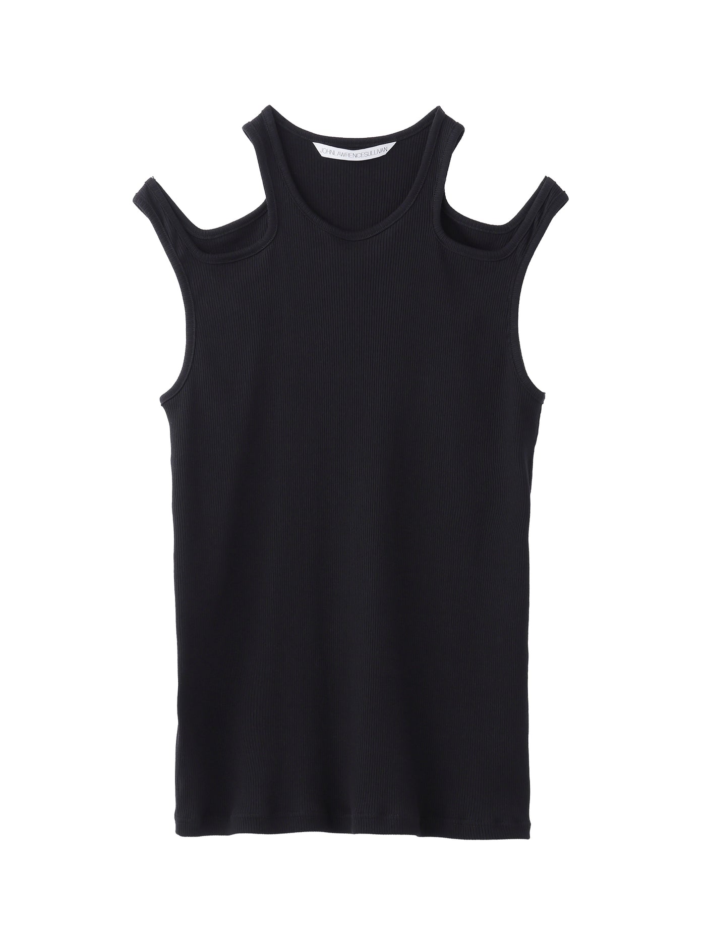 HOLLOWED OUT RIB TANK-TOP