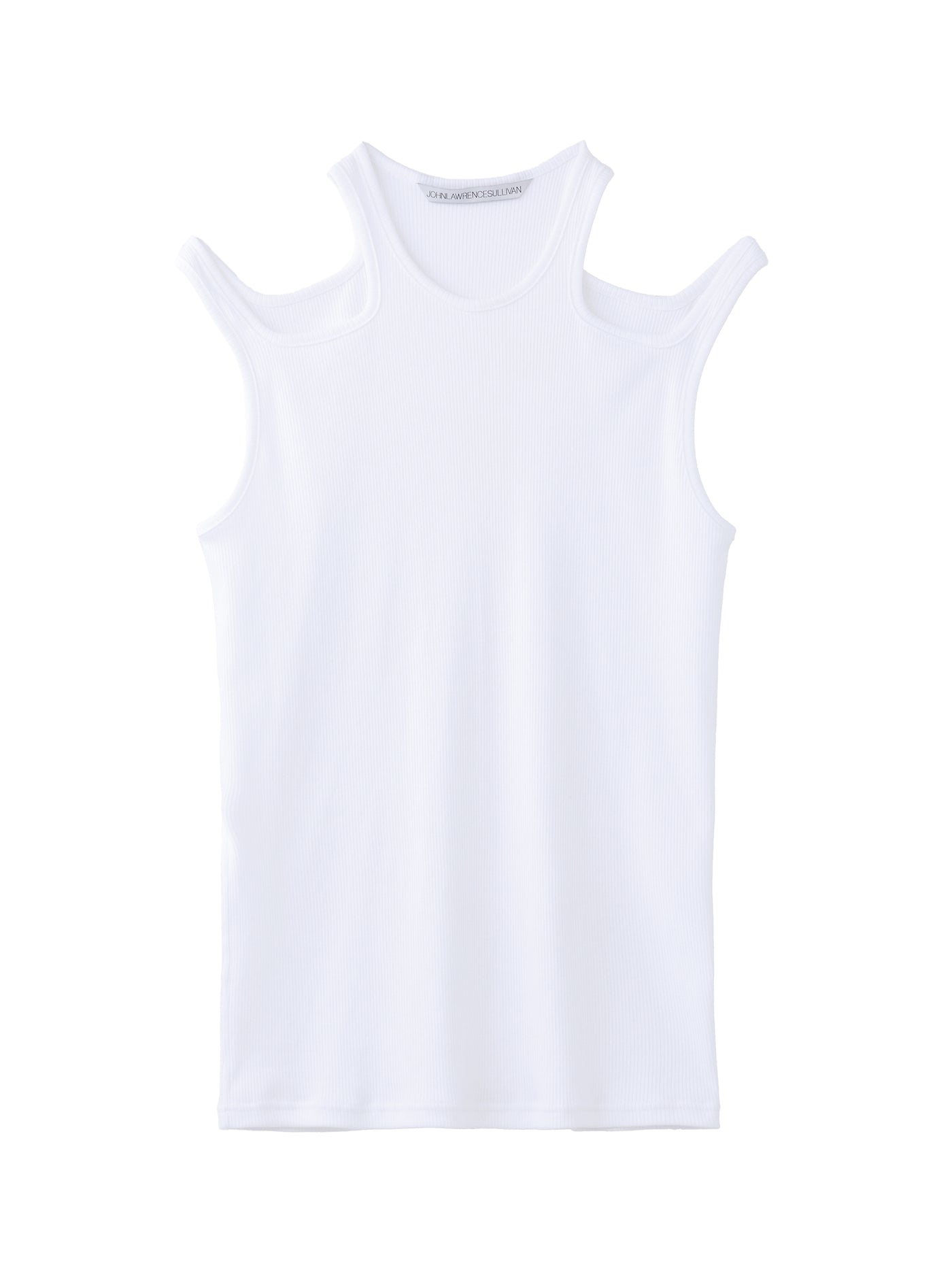 HOLLOWED OUT RIB TANK-TOP