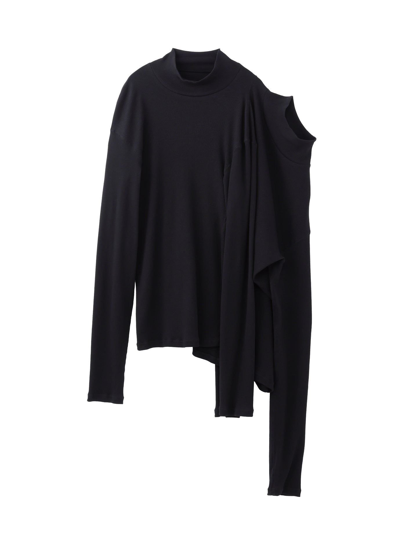 DOCKING HI-NECK RIB TOP