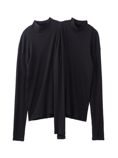 DOCKING HI-NECK RIB TOP