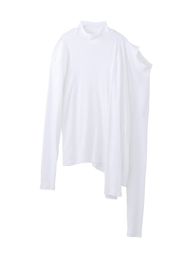 DOCKING HI-NECK RIB TOP