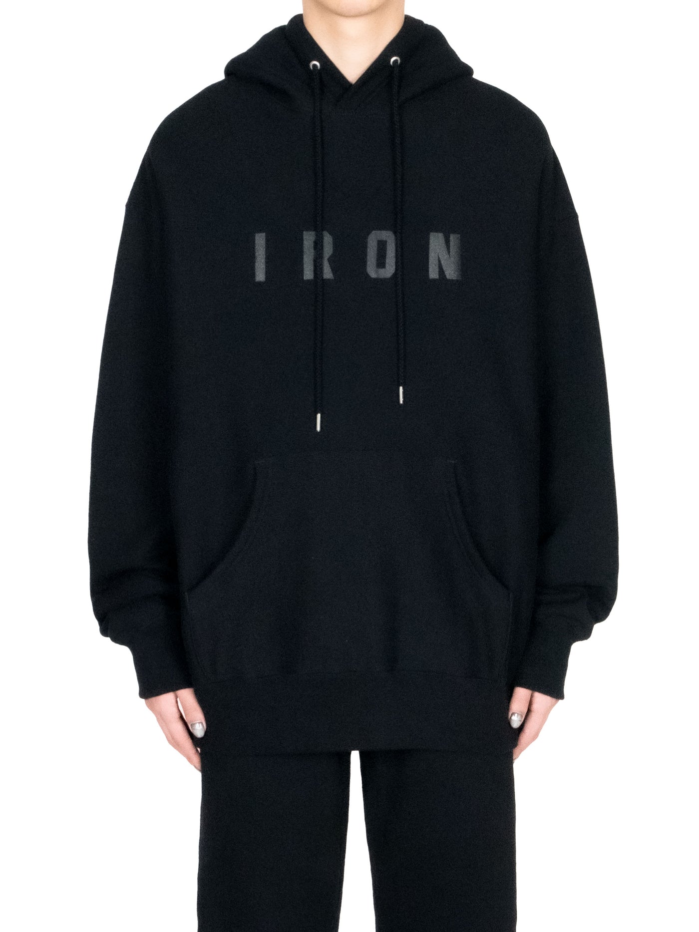 "IRON" sweat hoodie