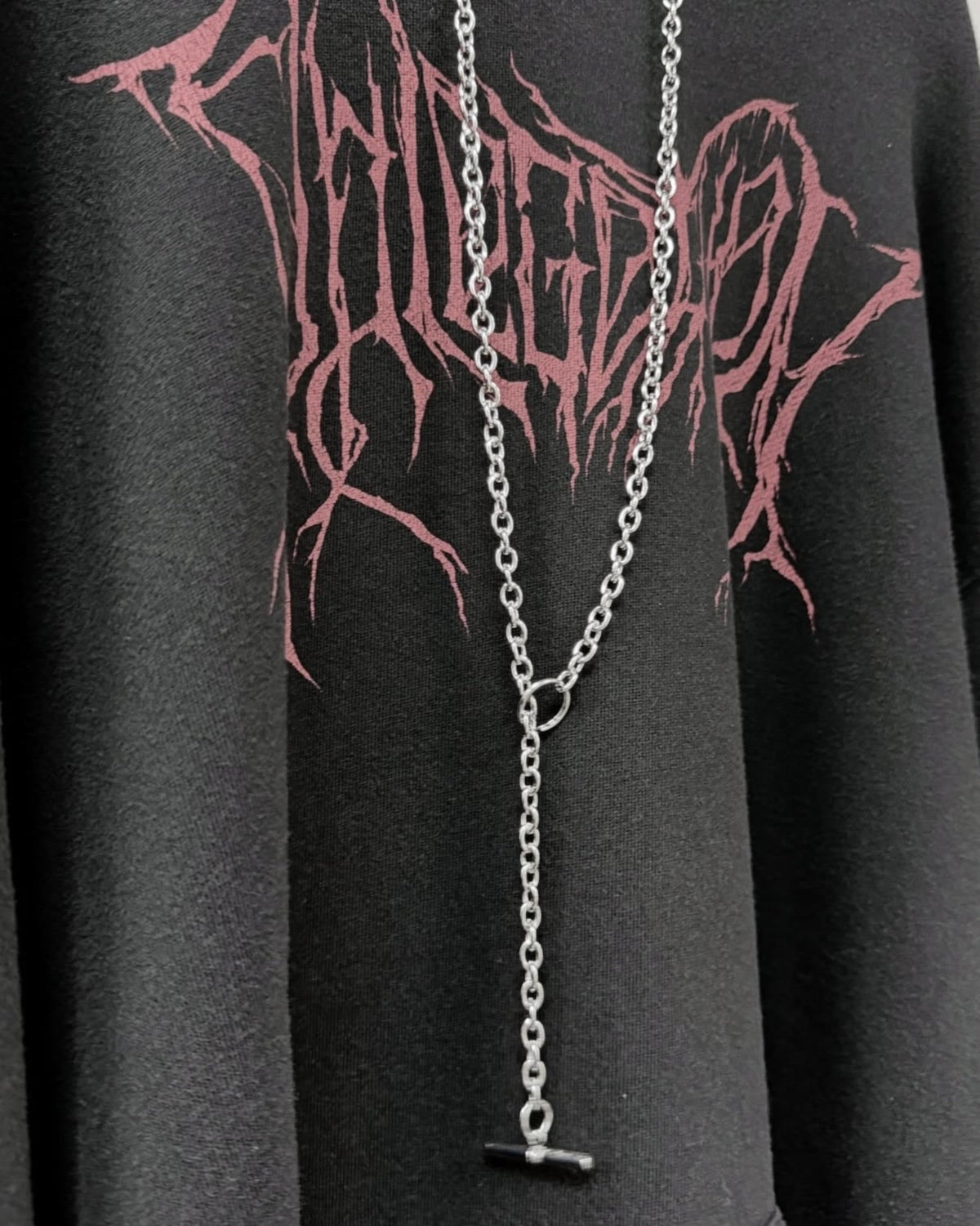 "PHLEGETHON" HOODIE WITH NECKLACE