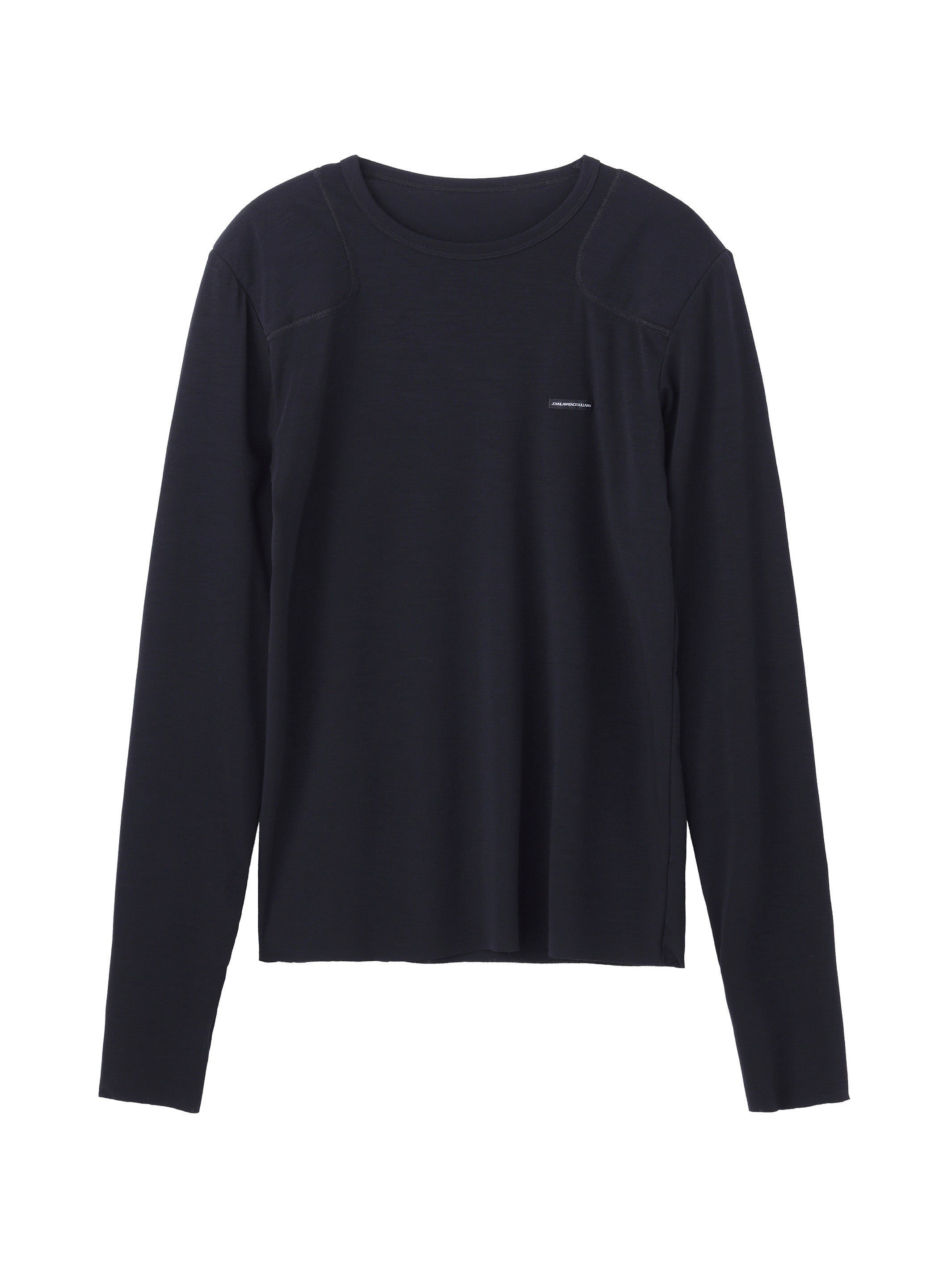 WOOL RIB CREW NECK COMMAND TOP