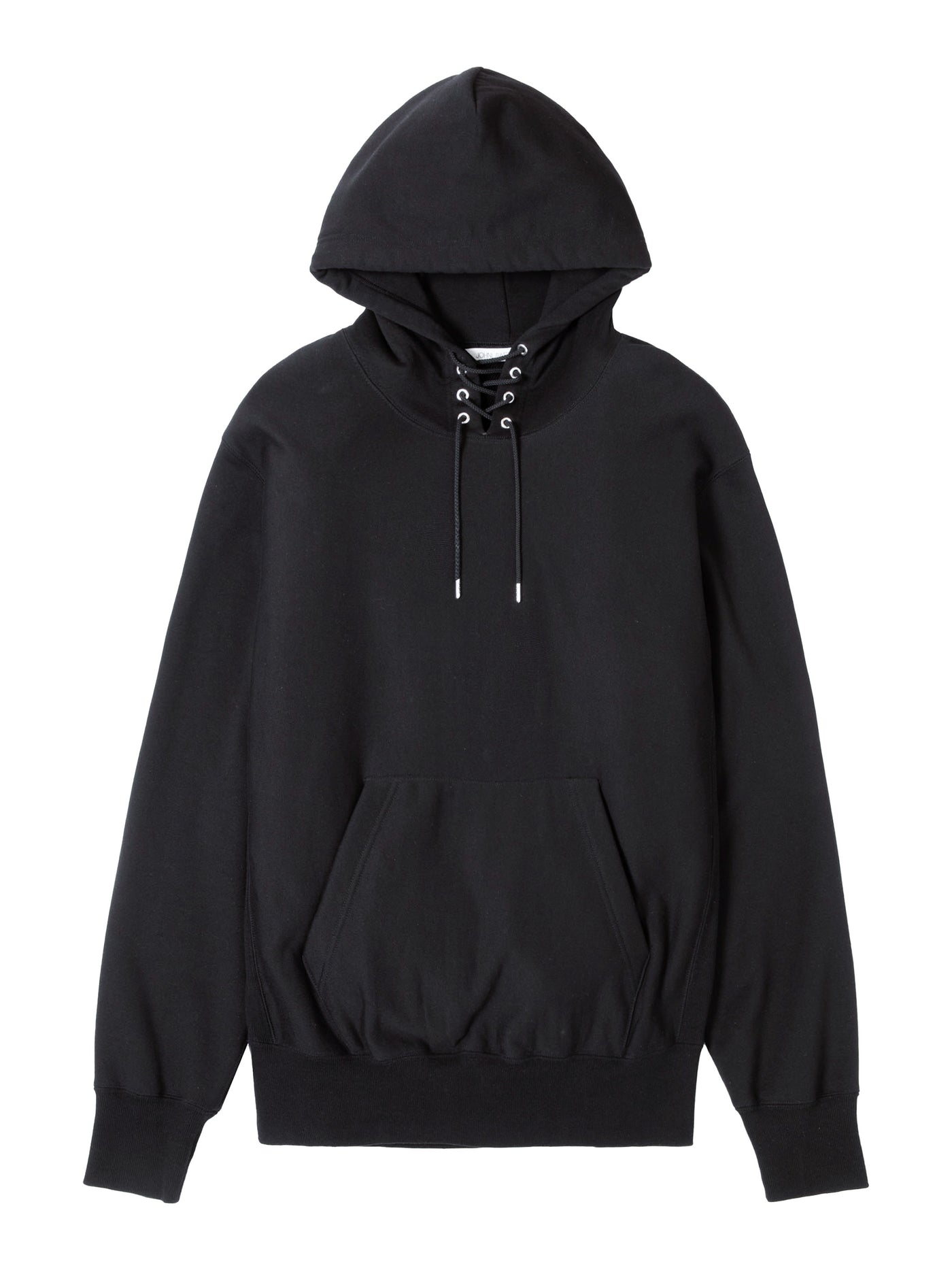 Sweat lace-up hoodie