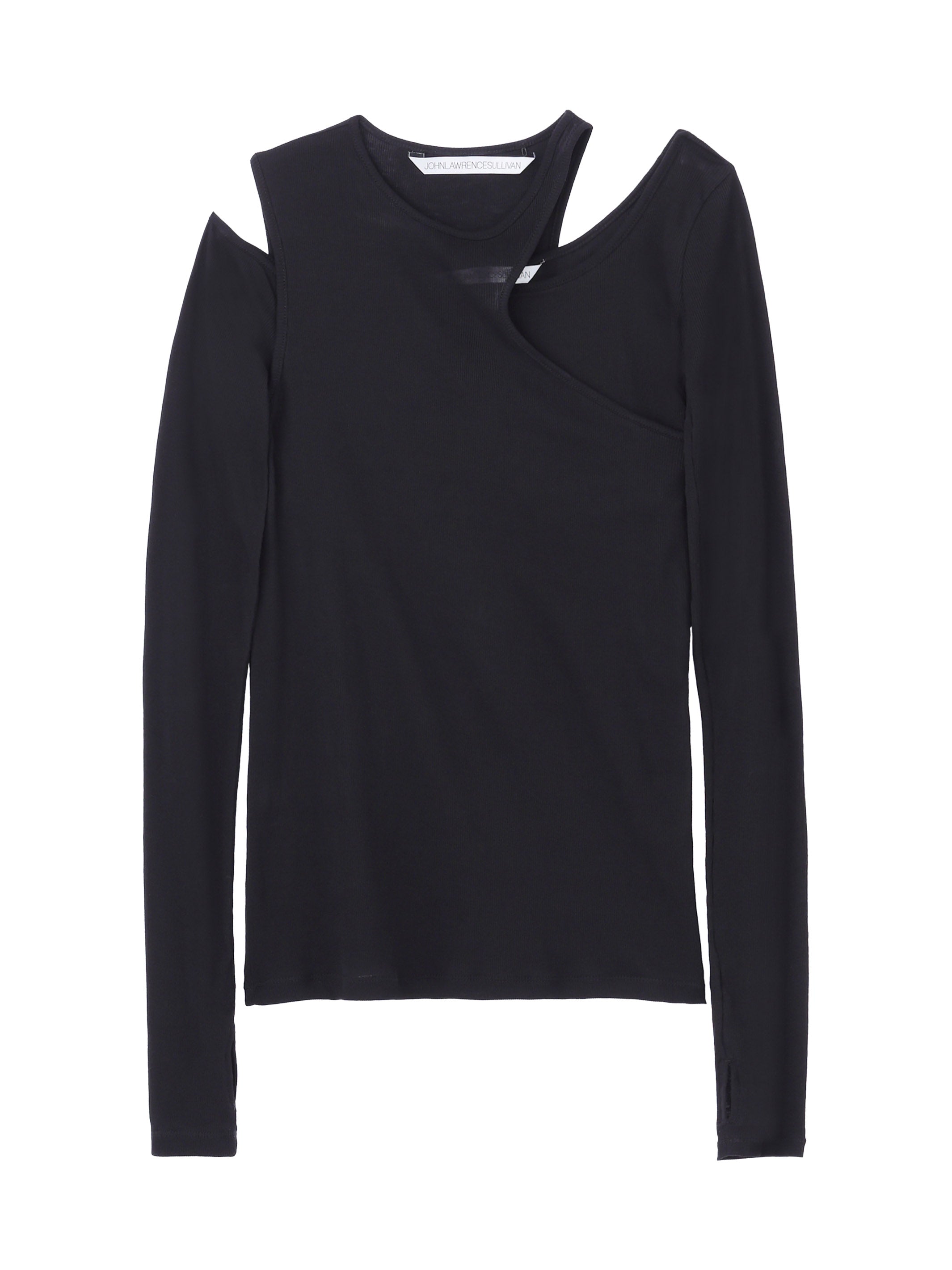 Rib layered asymmetry top