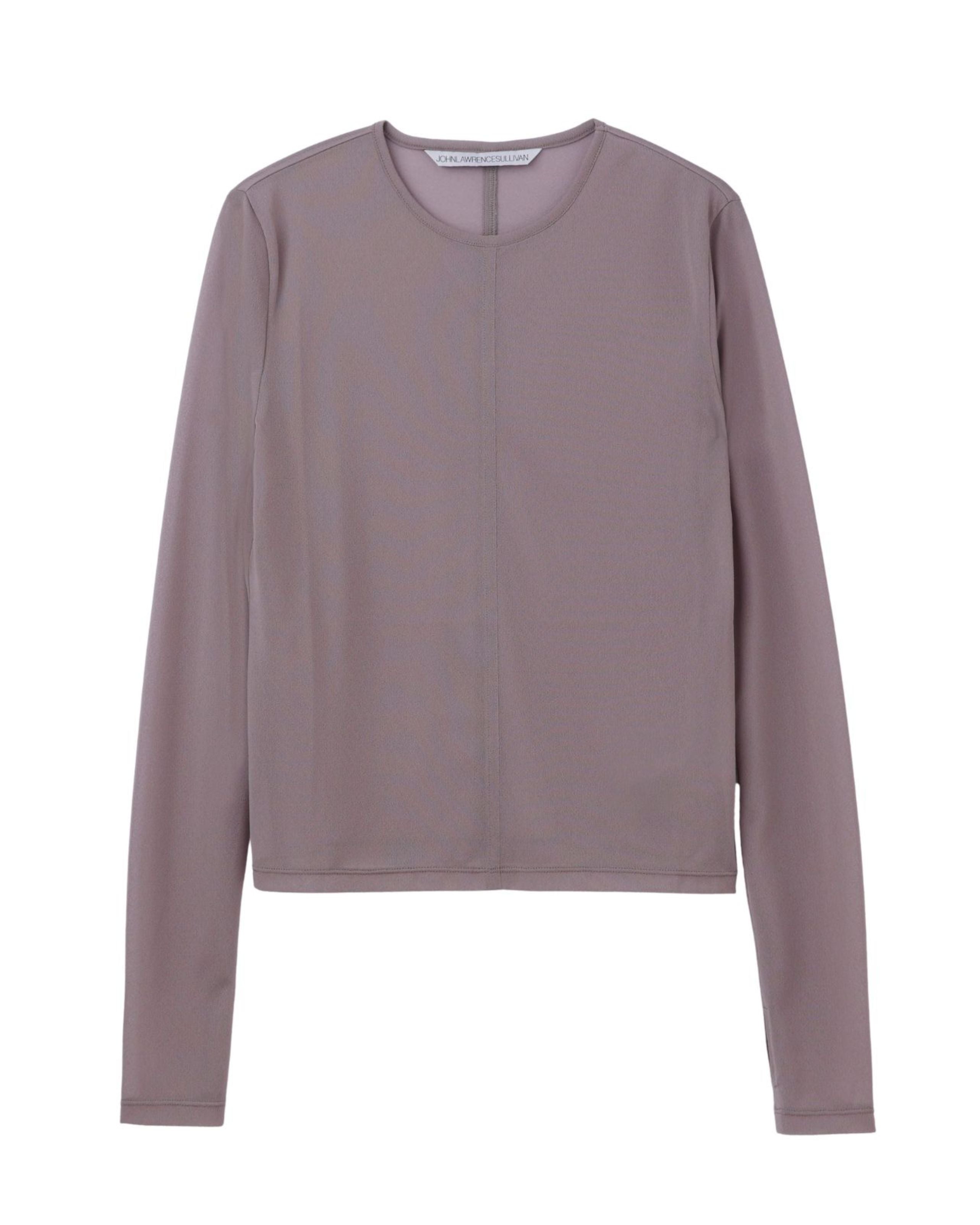 SEE-THROUGH CREW NECK TOP