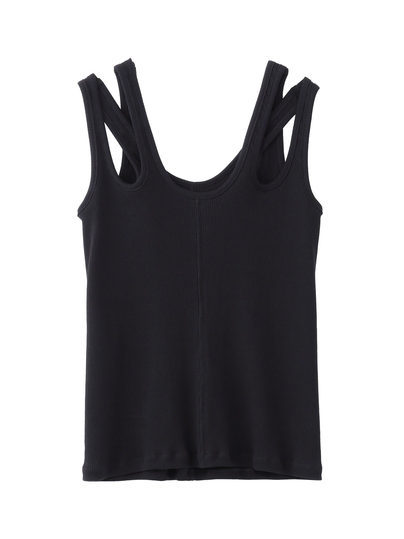 Cross Strap Rib Tank-Top