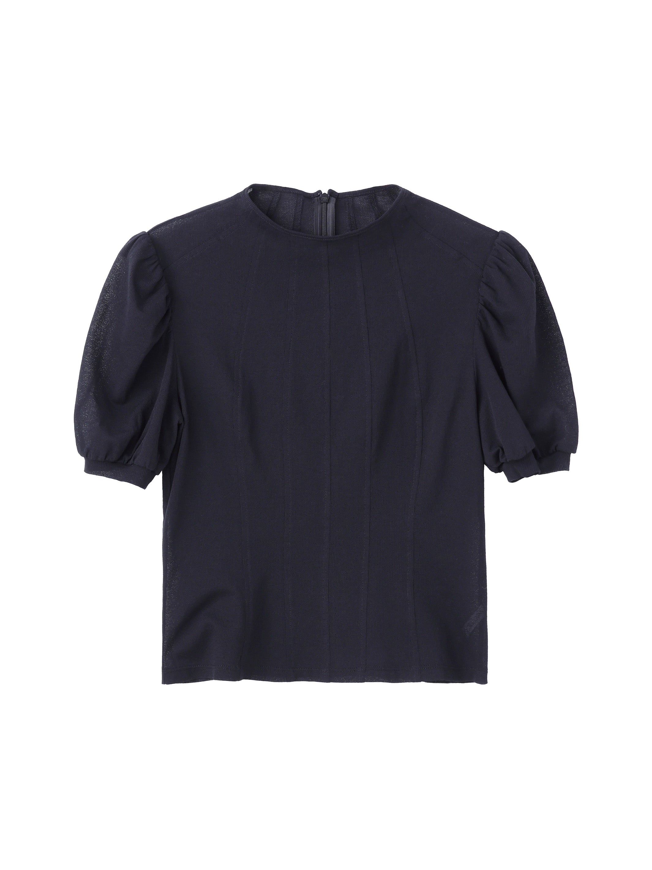 COTTON JERSEY PUFF SLEEVE T-SHIRT