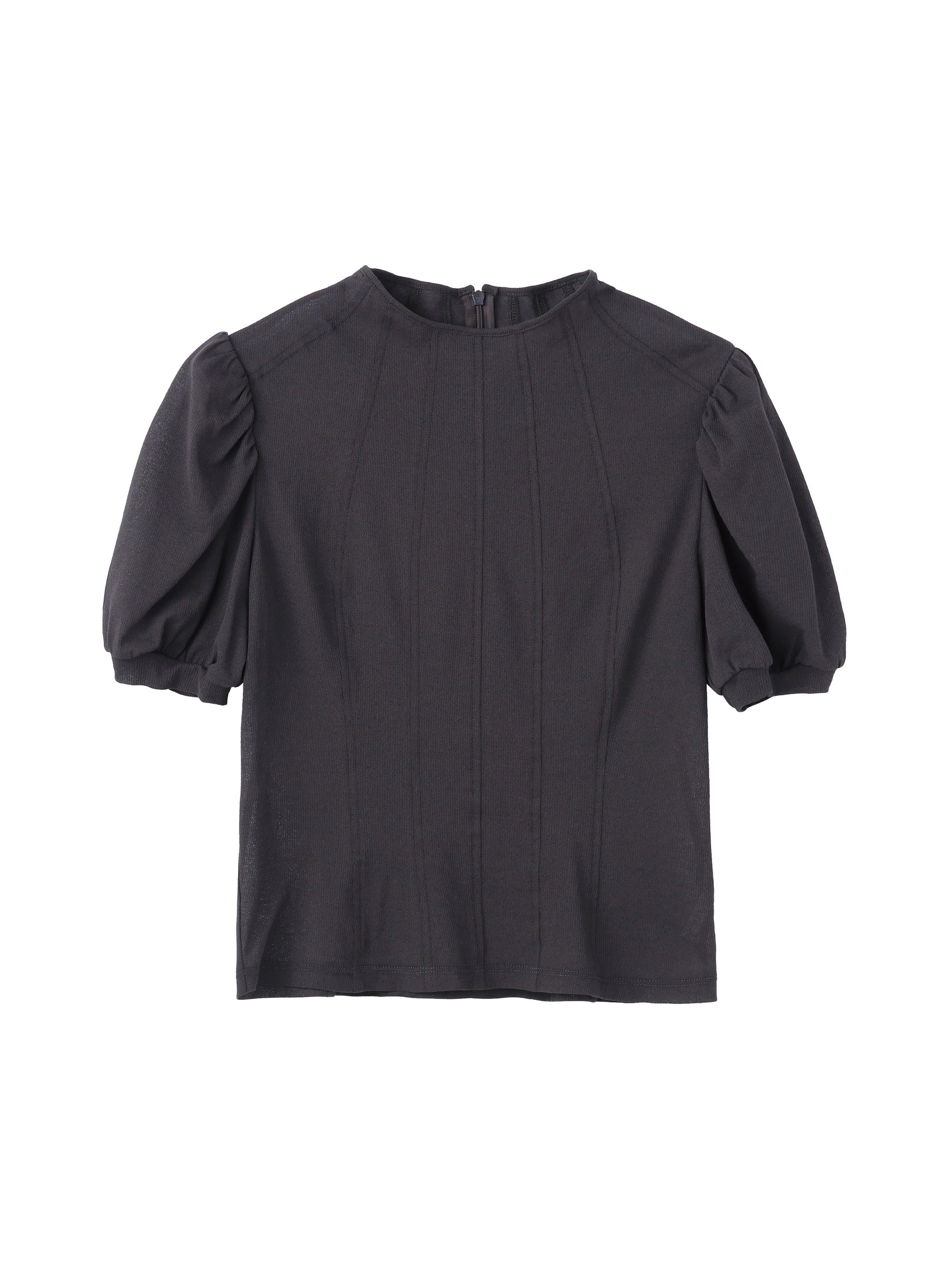 COTTON JERSEY PUFF SLEEVE T-SHIRT