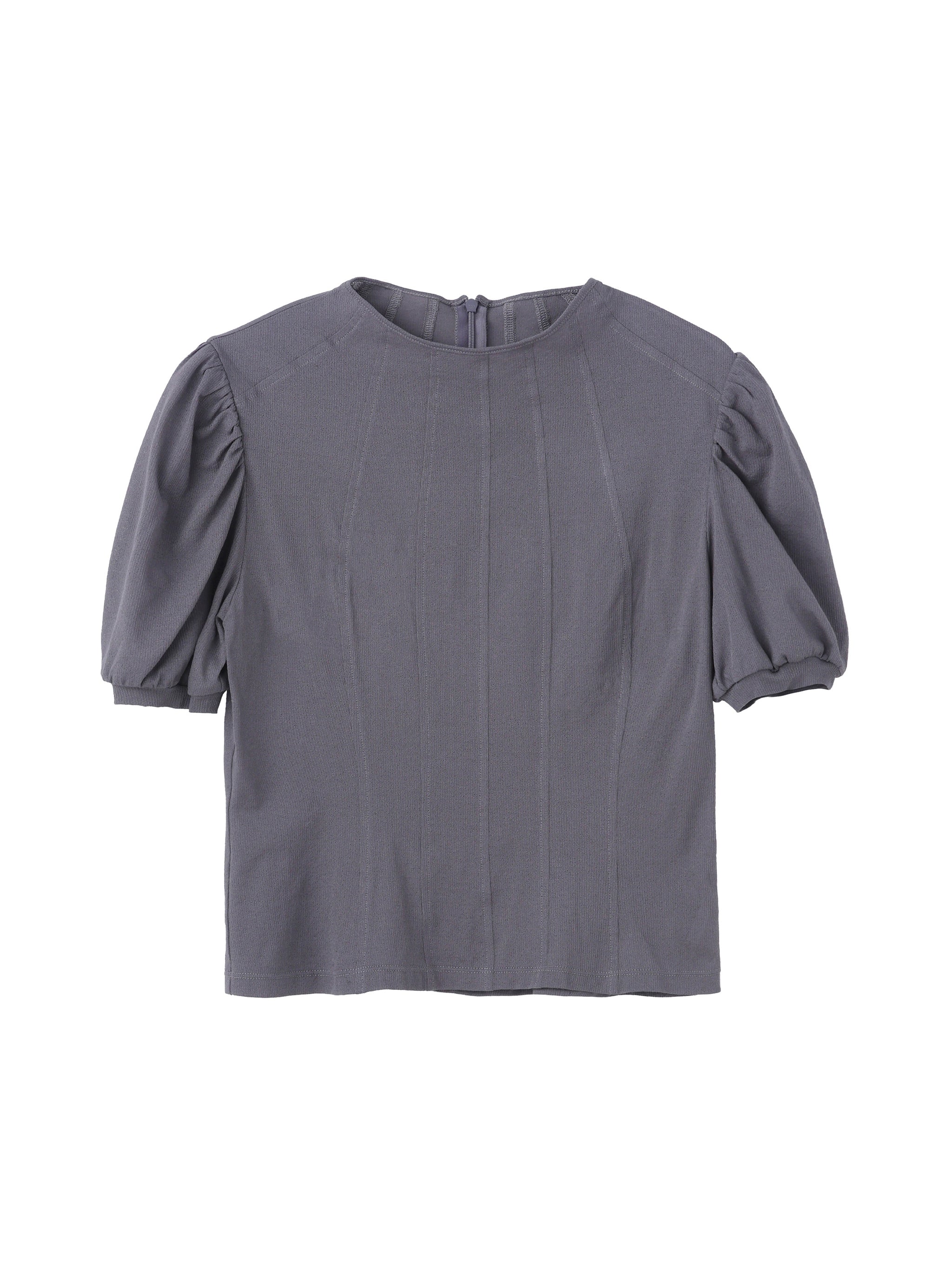 COTTON JERSEY PUFF SLEEVE T-SHIRT