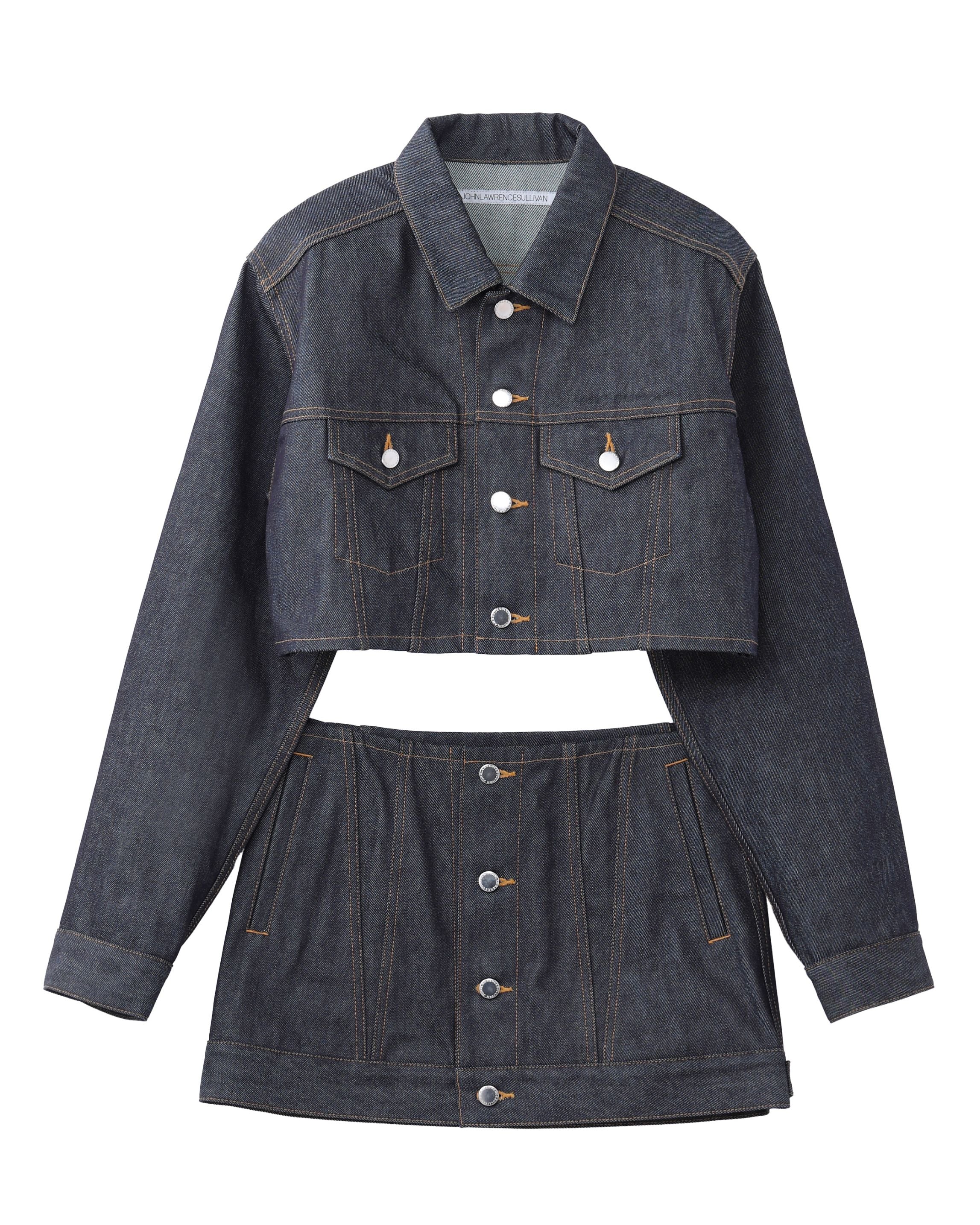 RIGID DENIM SEPARATE JACKET | INDIGO