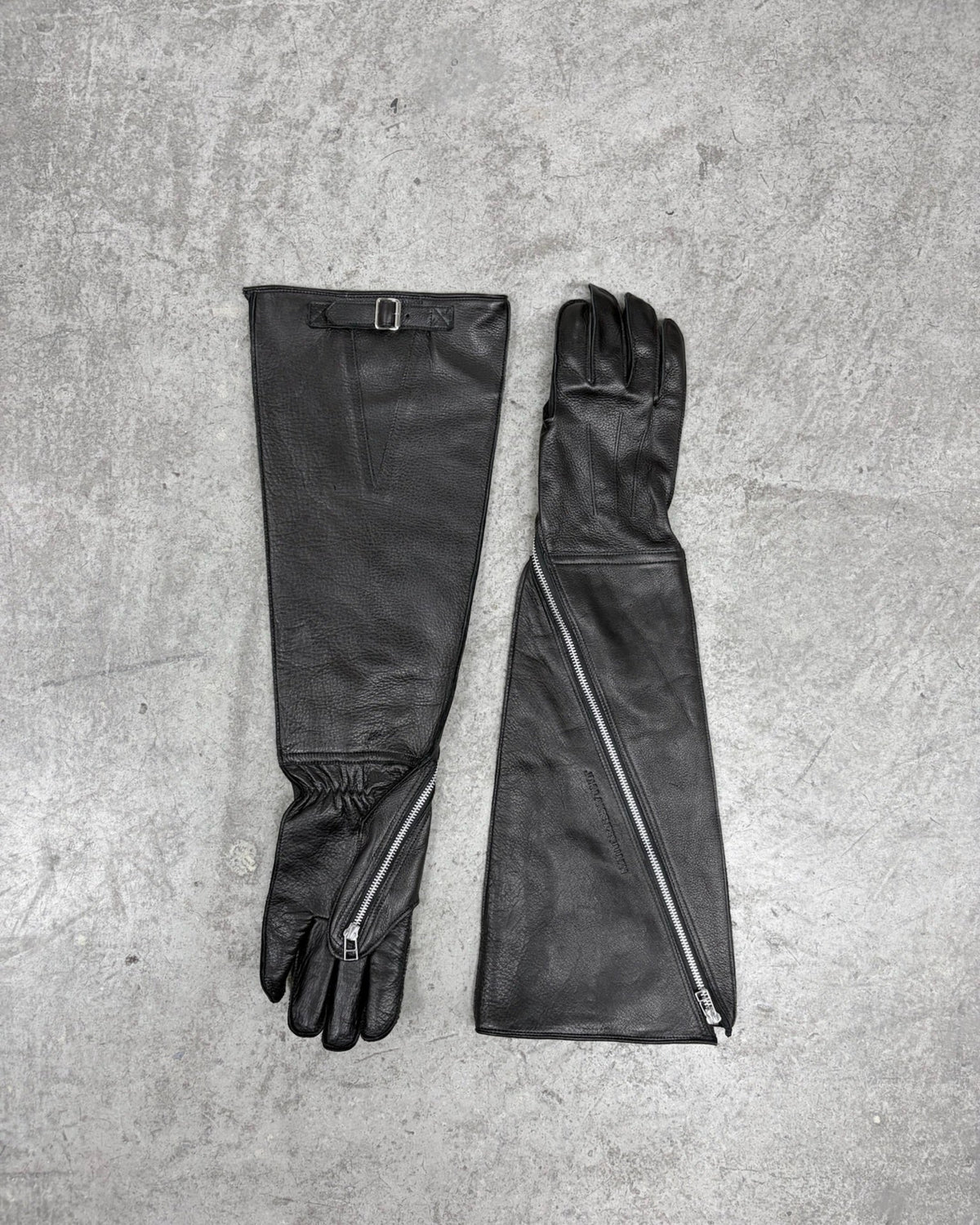 LEATHER LONG GLOVES
