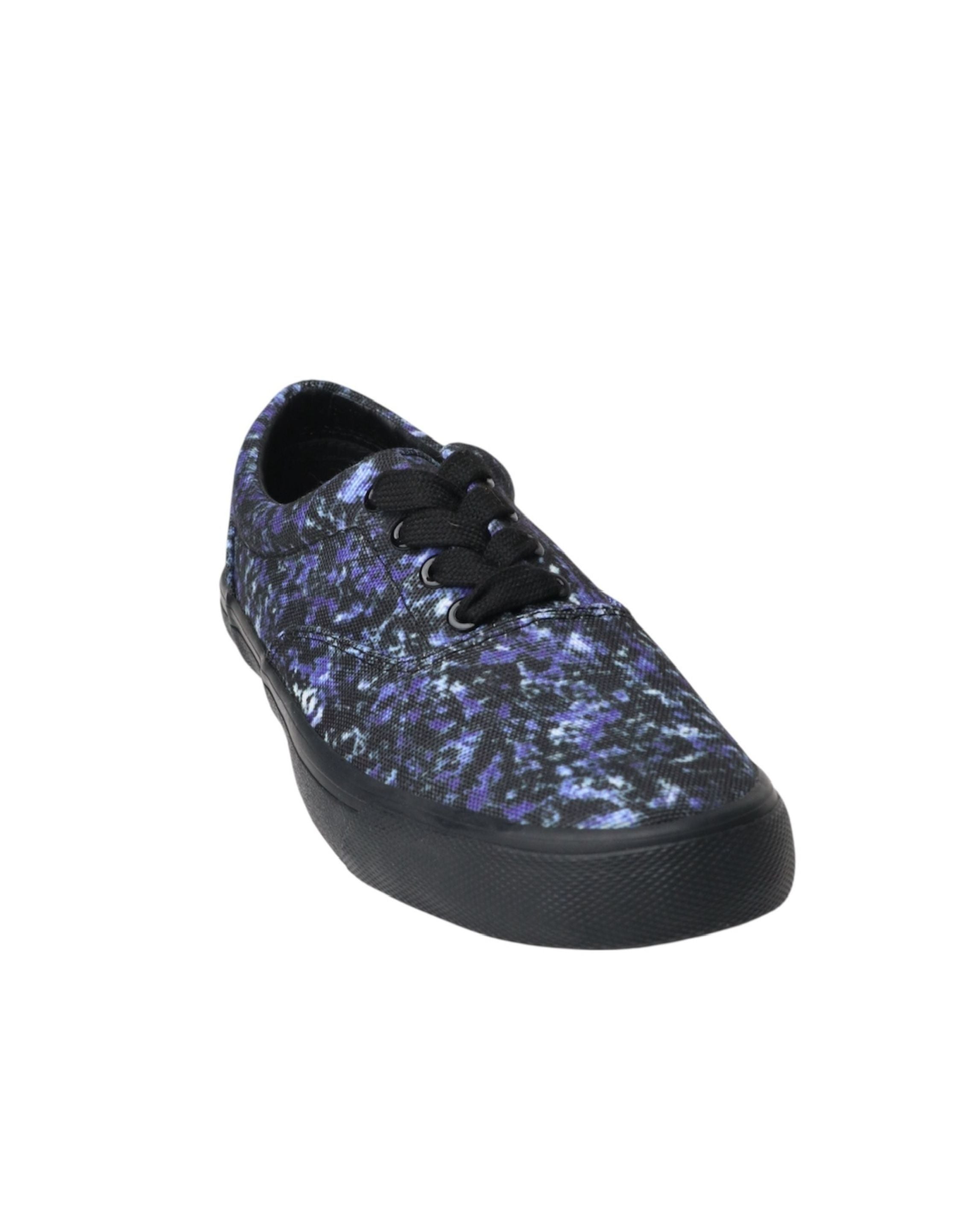 PRINTED LOW-CUT SNEAKERS | BLUE