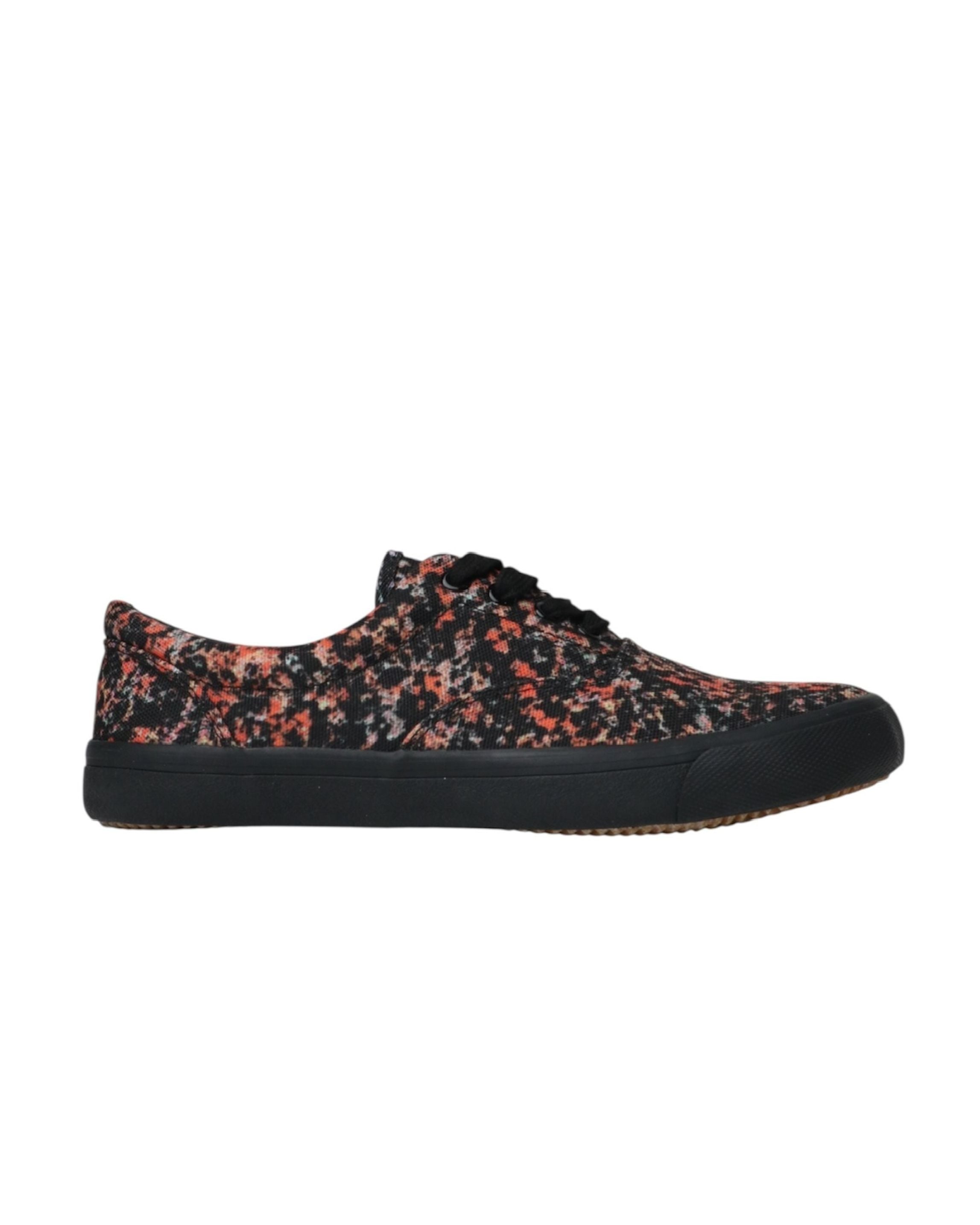 PRINTED LOW-CUT SNEAKERS | ORANGE