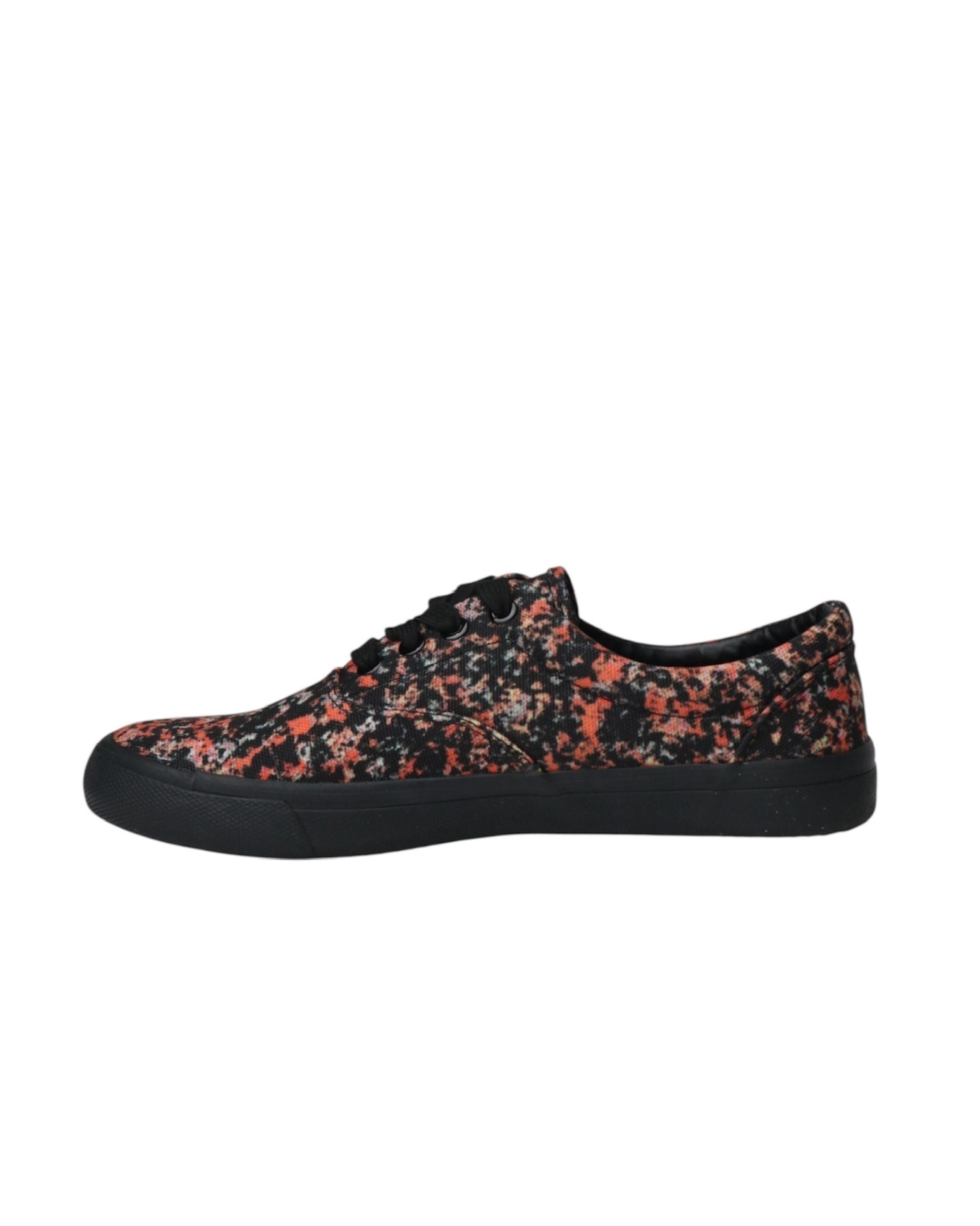PRINTED LOW-CUT SNEAKERS | ORANGE