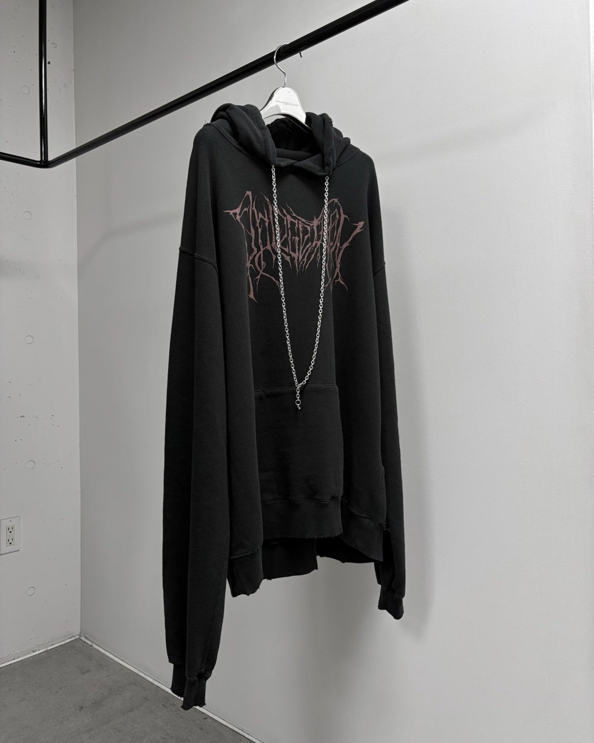 "PHLEGETHON" HOODIE WITH NECKLACE