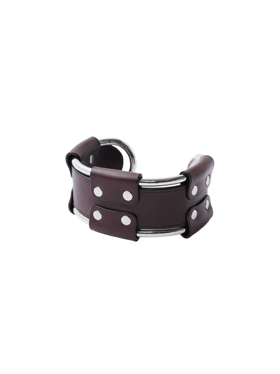 Frame Leather Bangle