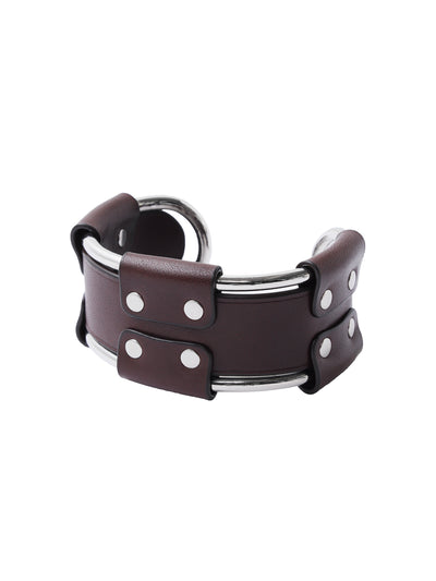 Frame Leather Bangle