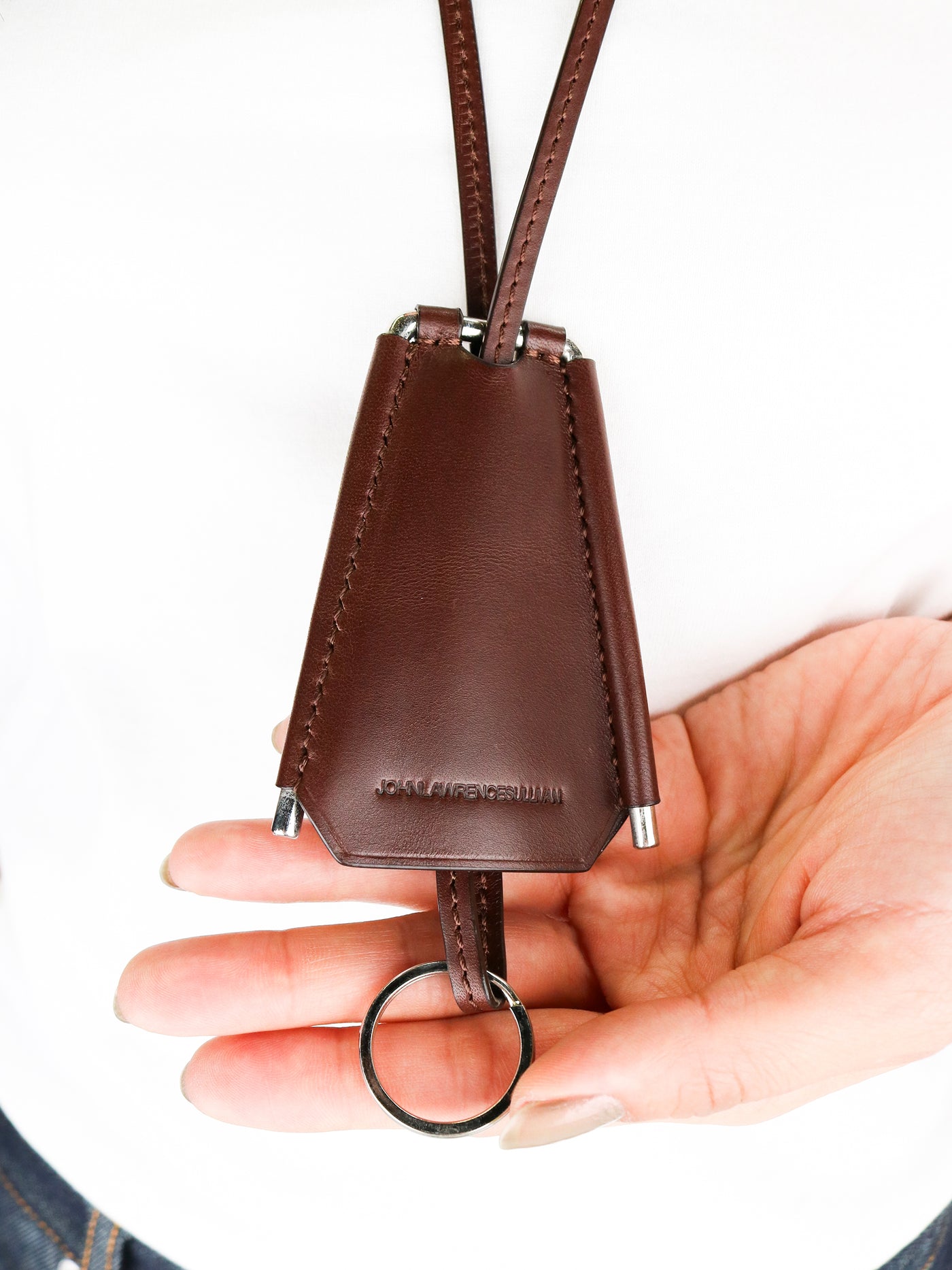 FRAME LEATHER KEY CASE