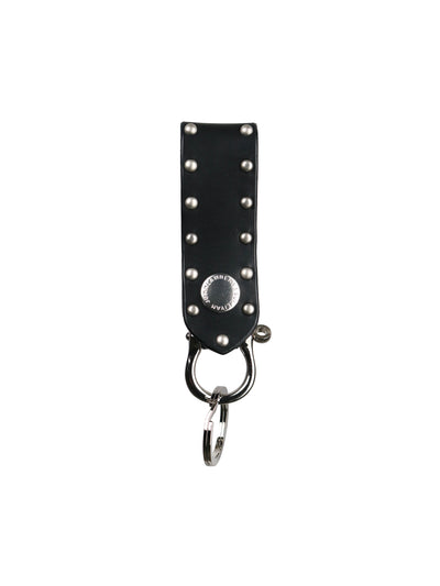 LEATHER KEY HOLDER WITH STUDS