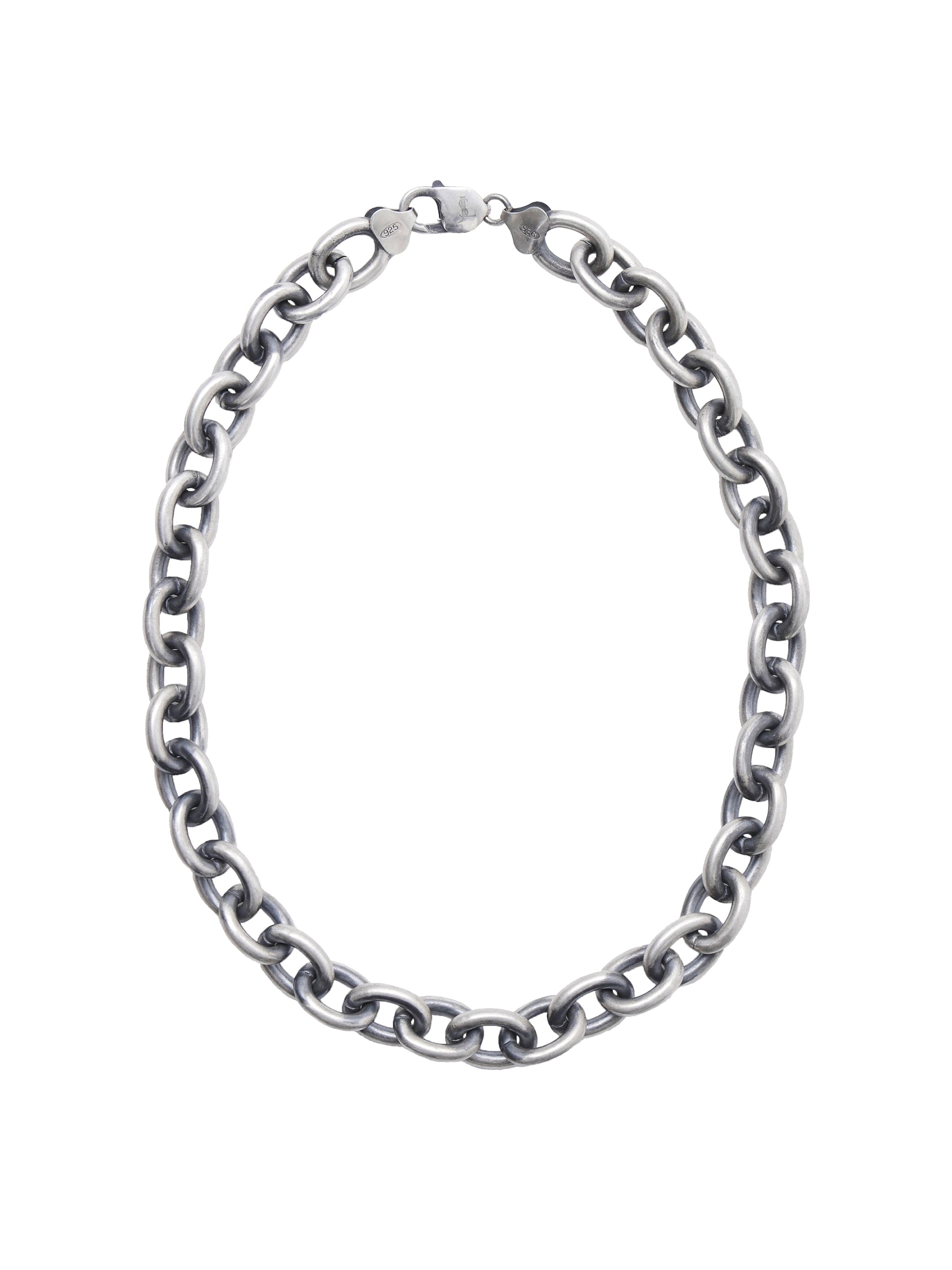 SINGLE OVAL LINK CHAIN NECKLACE