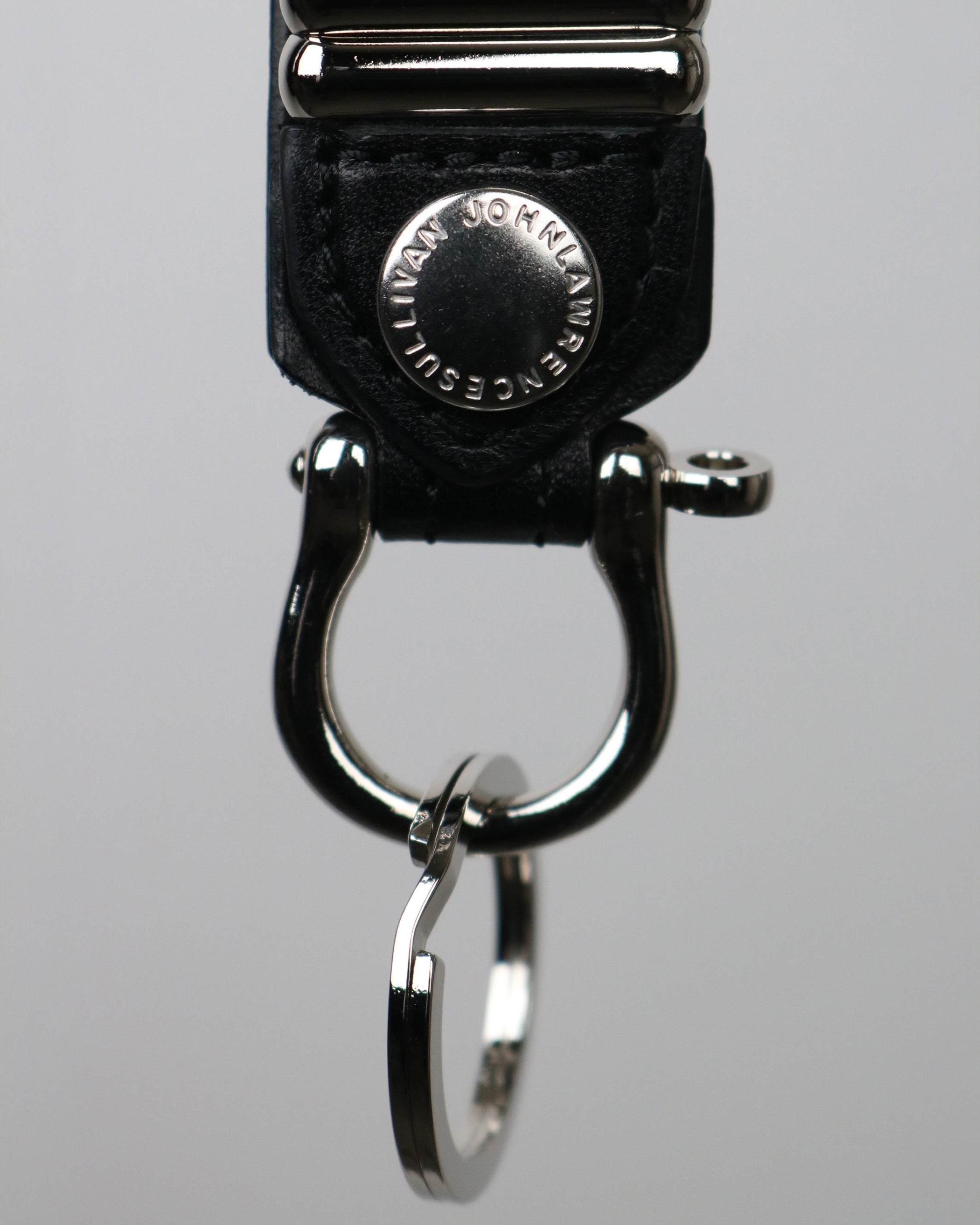 Leather Key Holder With Metal Parts