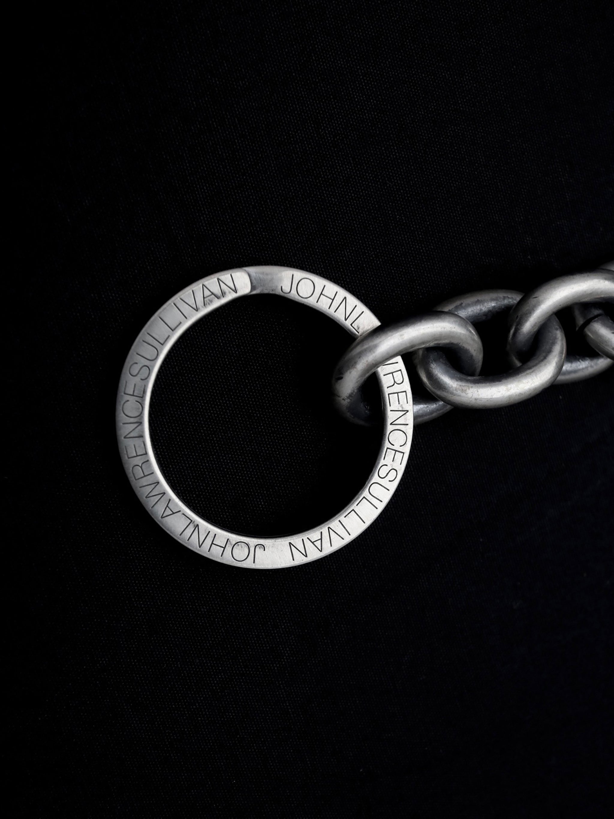 OVAL LINK CHAIN KEY RING