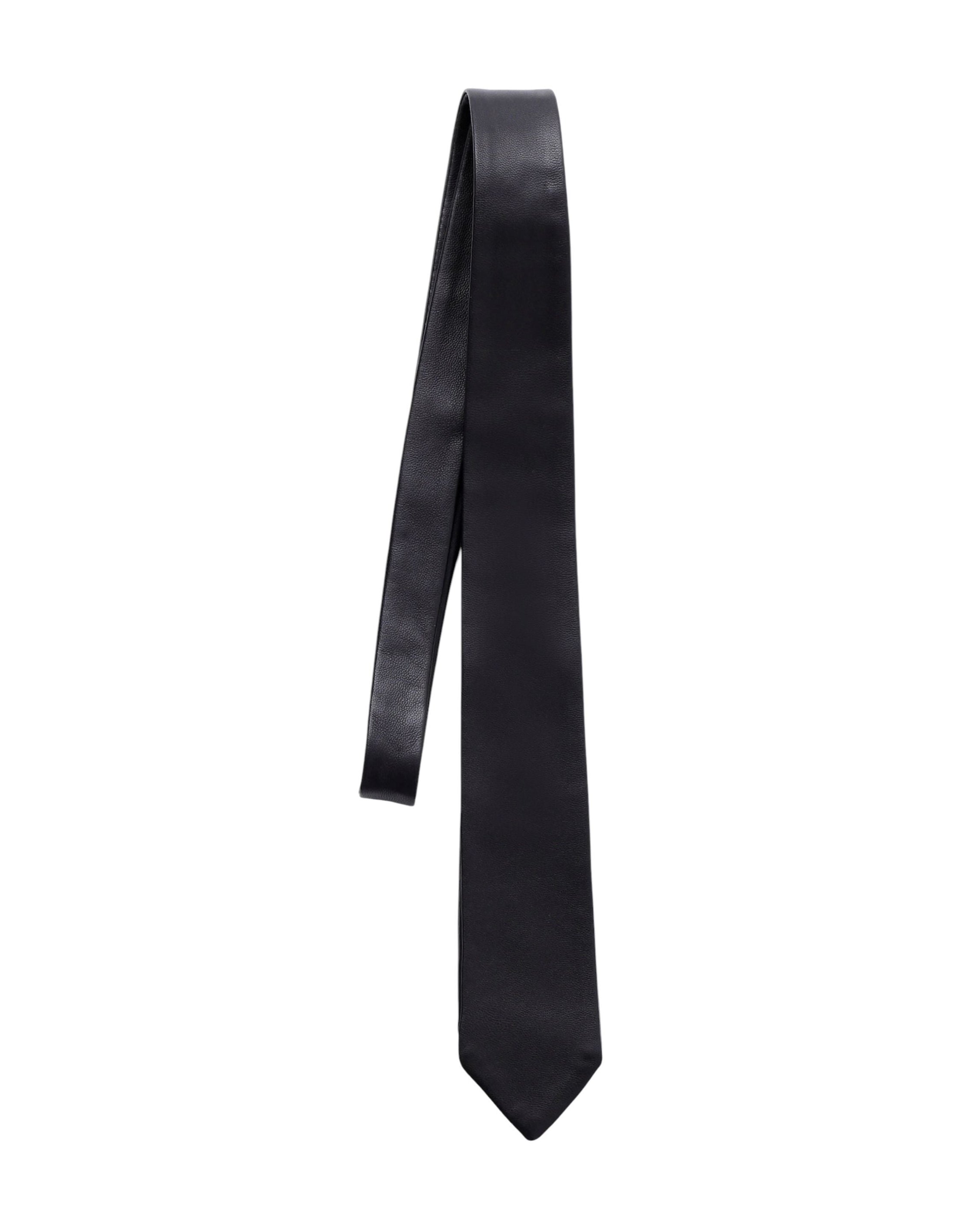LEATHER NECK TIE