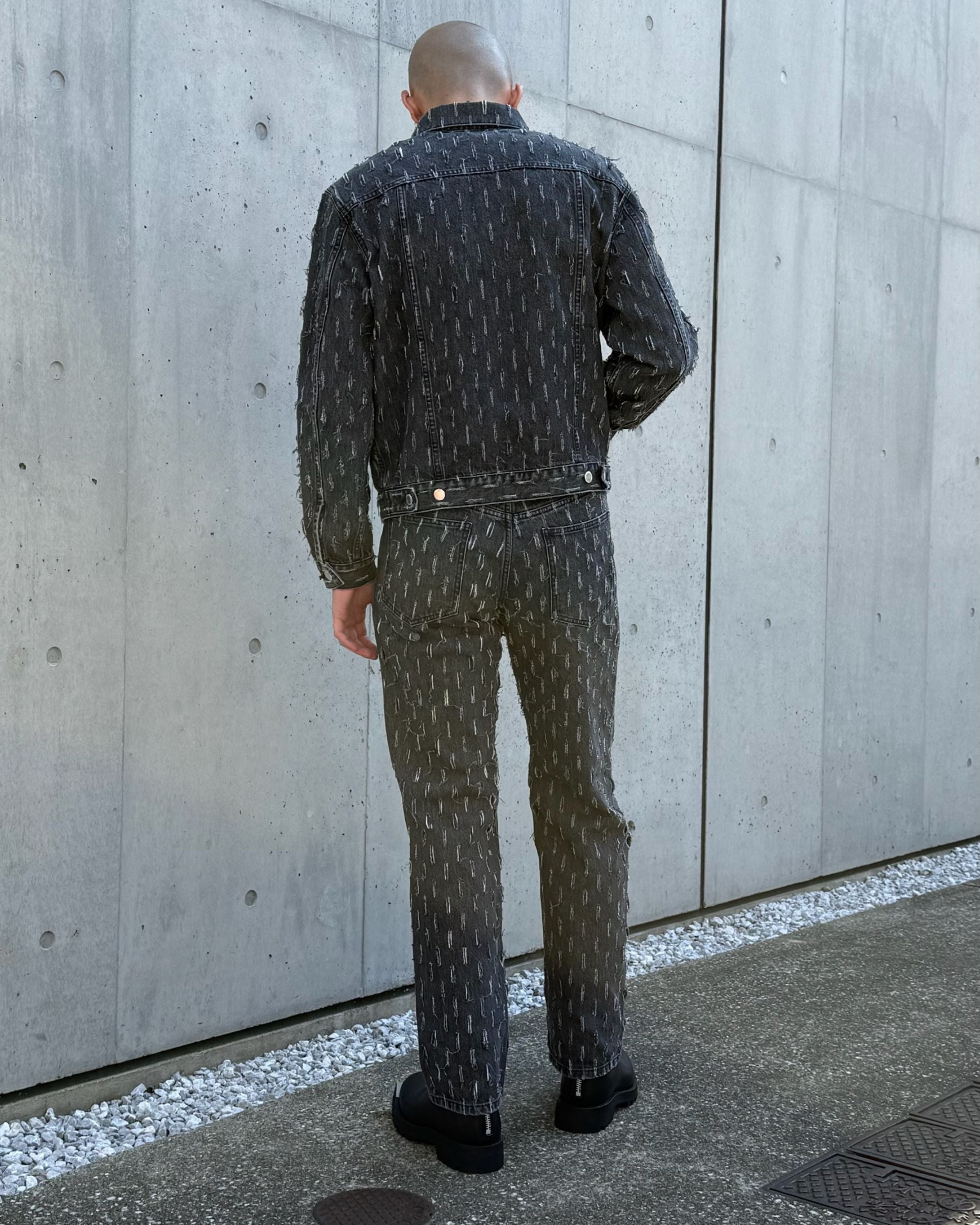 SLASHED DENIM JACKET