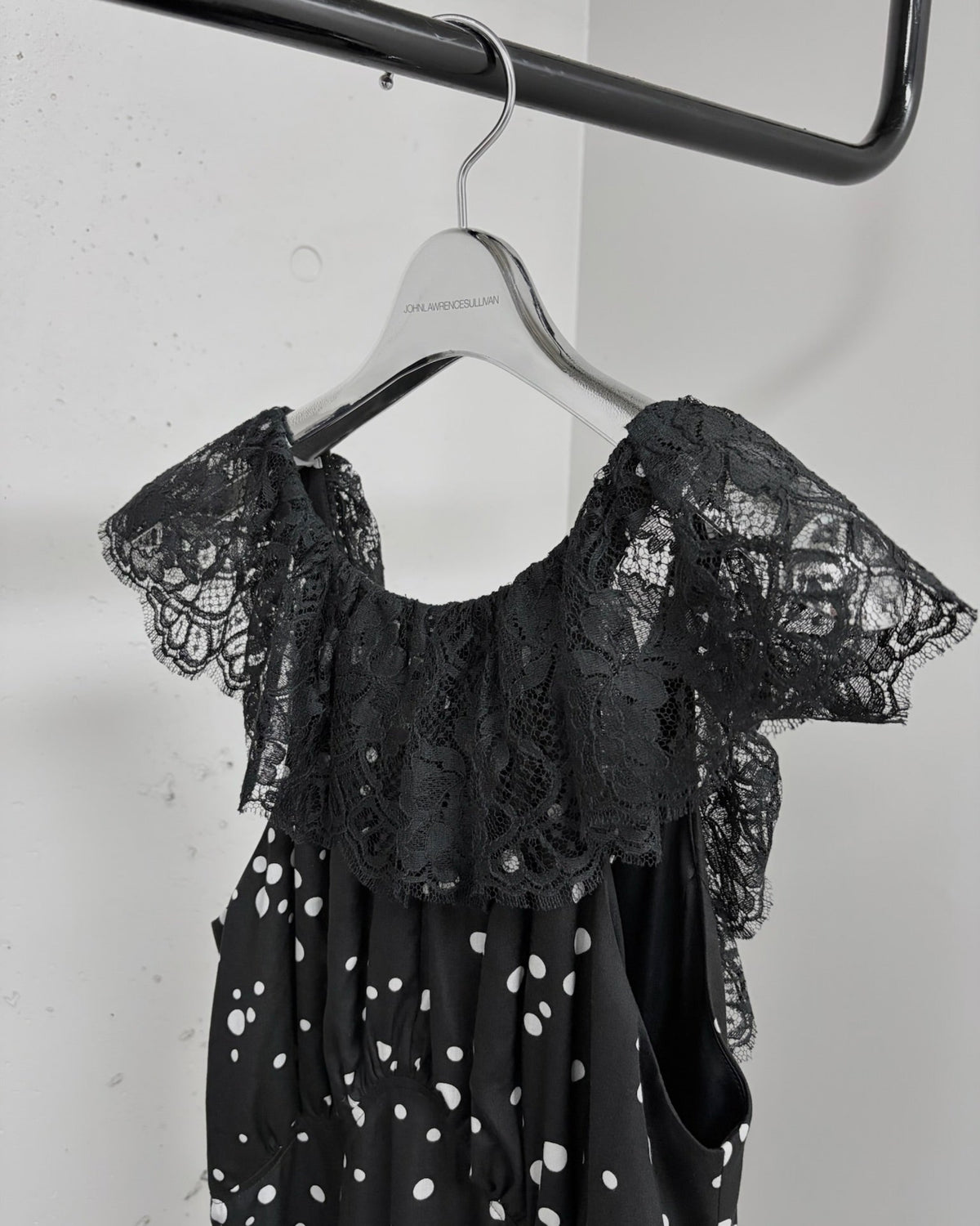 RANDOM DOT SLIP DRESS