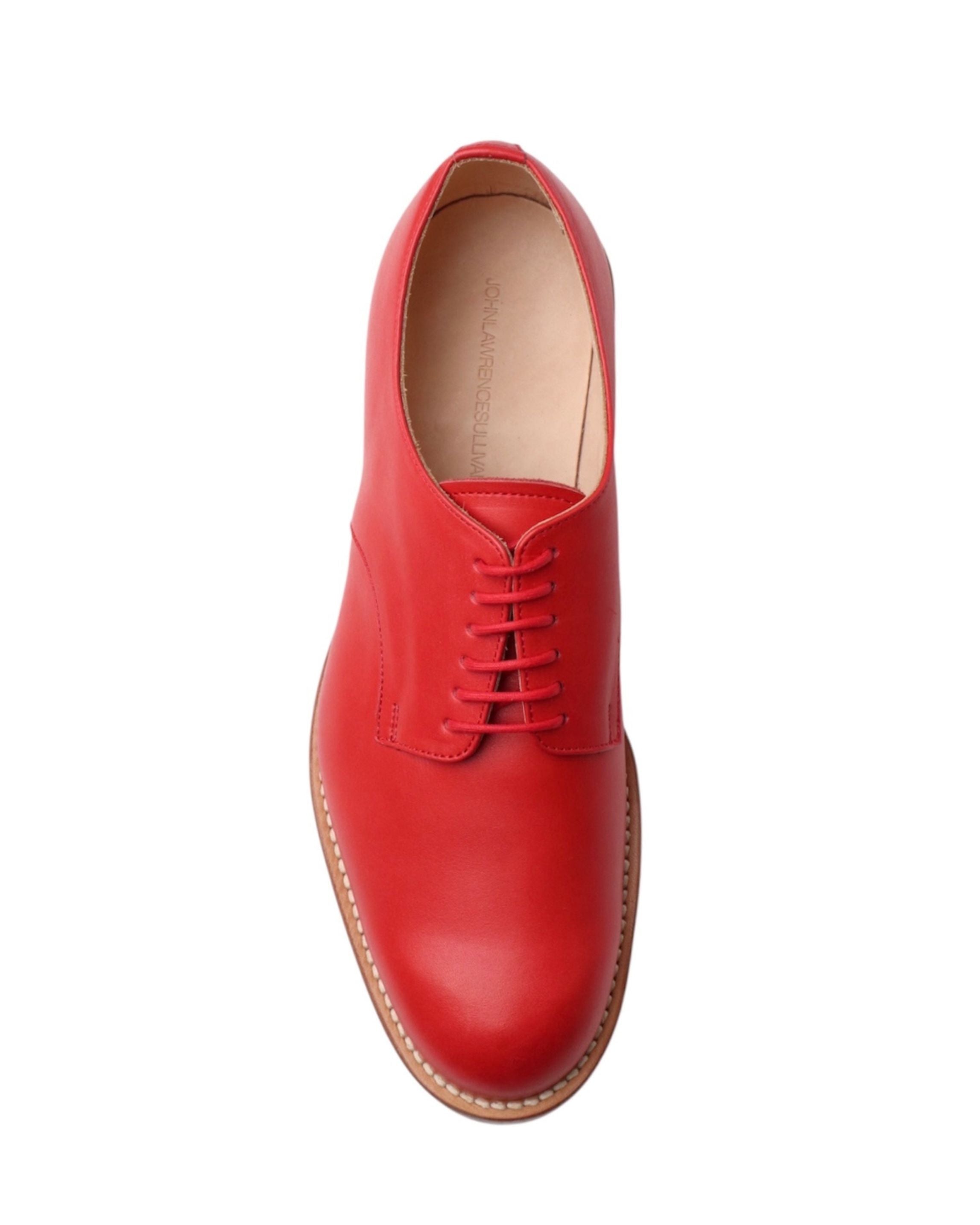 LEATHER SHOES | RED