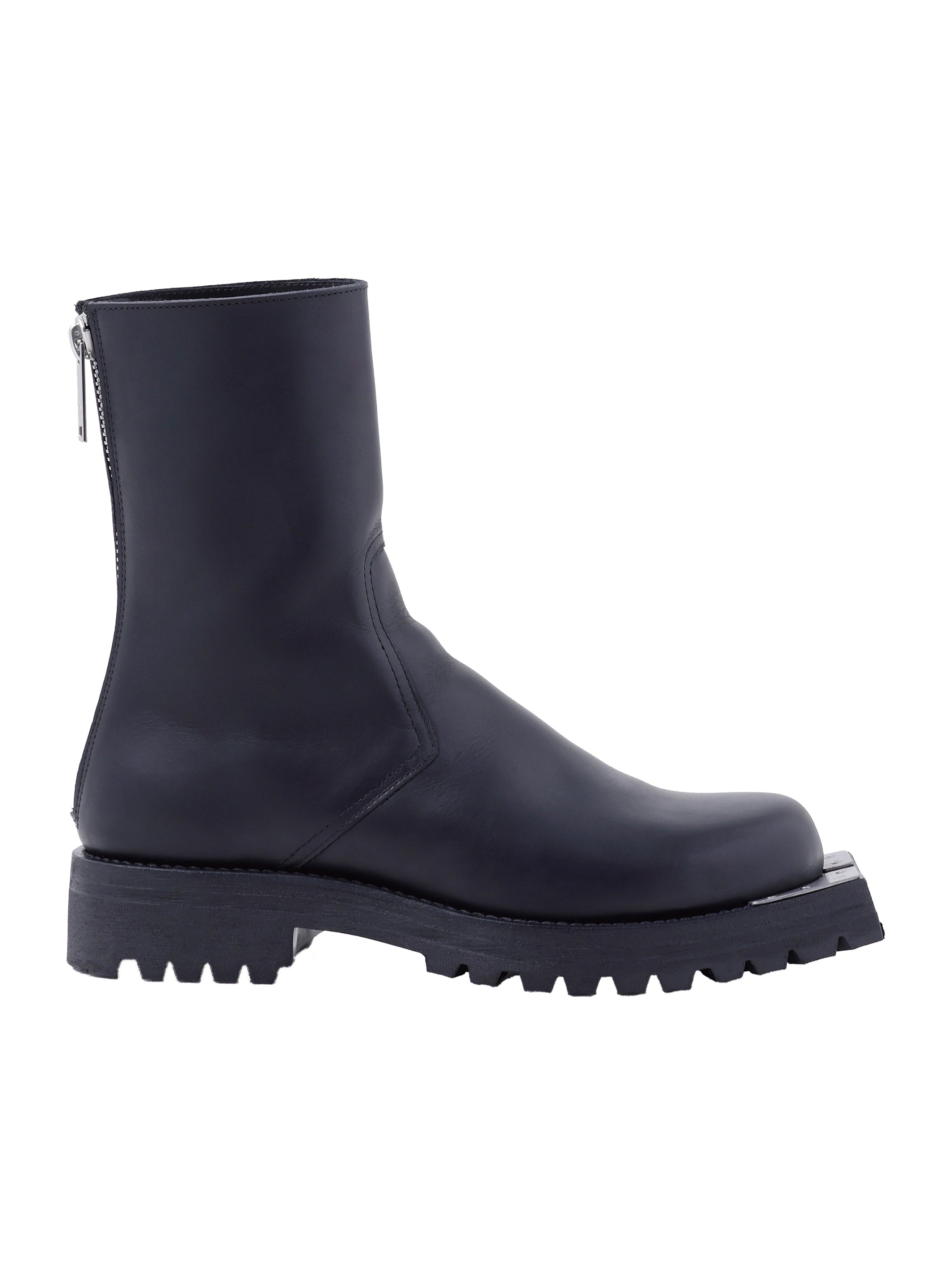 METAL TOE ZIP-UP BOOTS