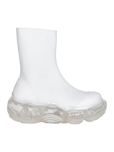 "JLS × grounds" moopie leather boots
