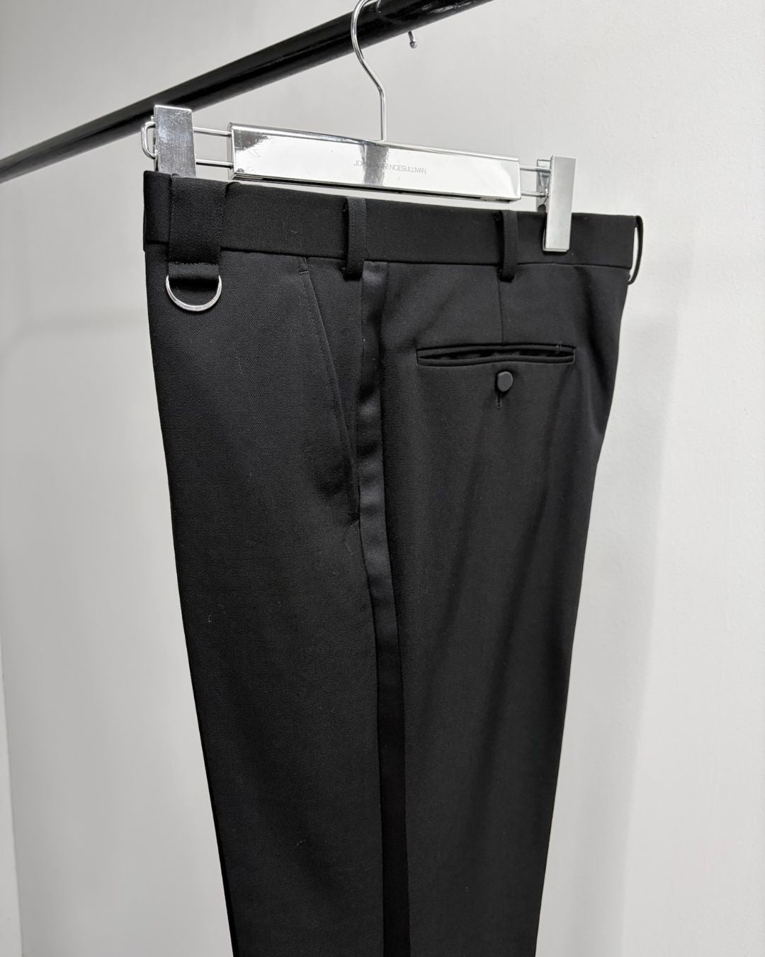 DOESKIN SIDE STRIPE SKINNY TROUSERS