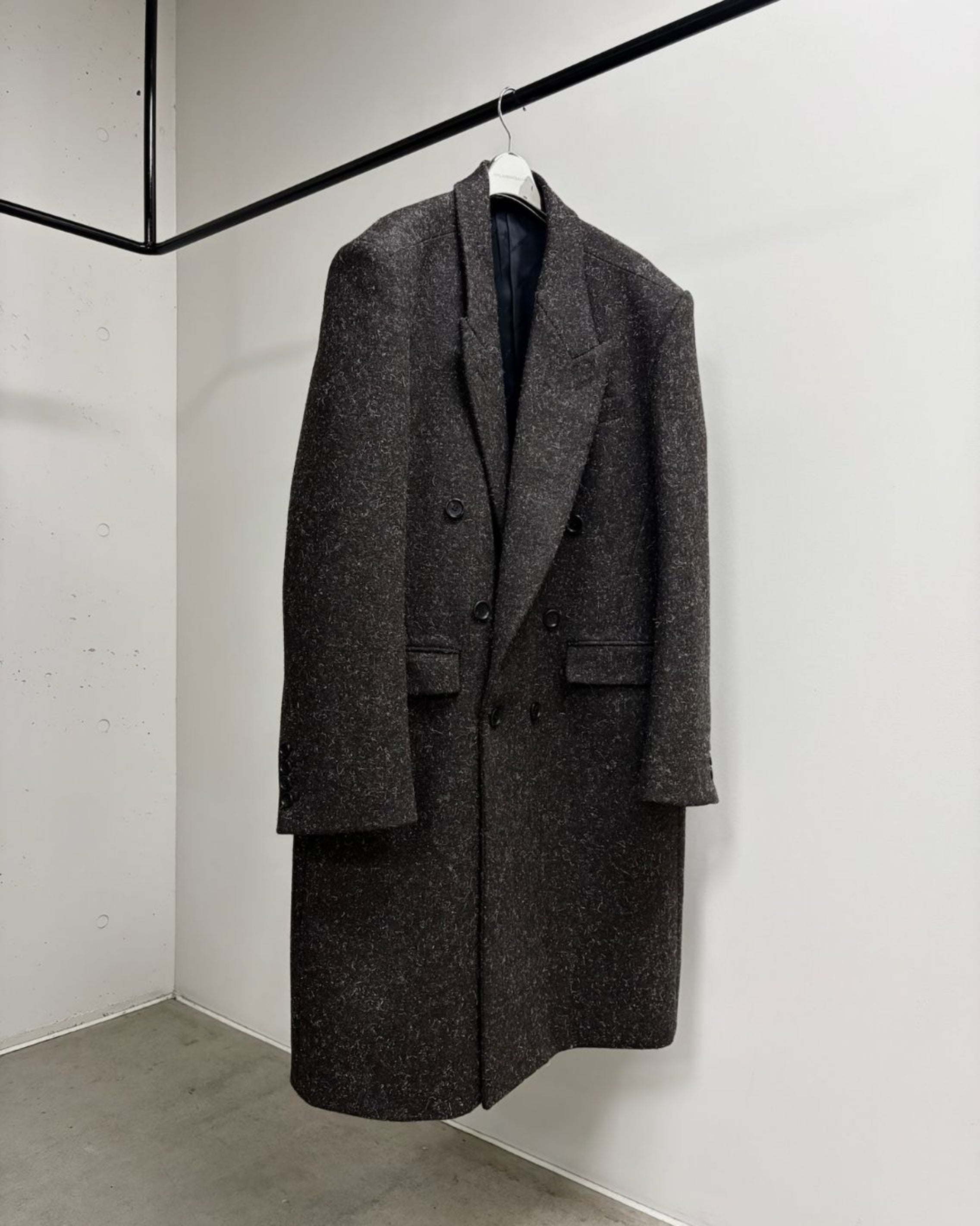 KEMP MELTON DOUBLE BREASTED CHESTERFIELD COAT